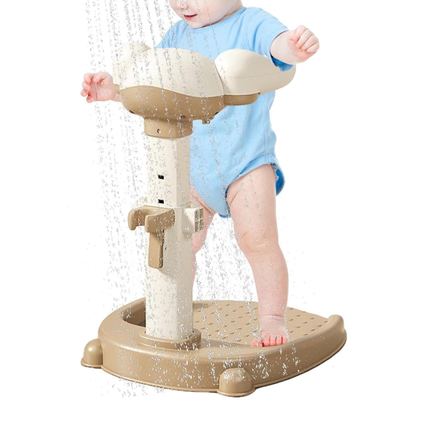 Shower Stand for Kid Adjustable Support Helper | Anti-Slip Kid Standing Shower Holder for Home Tub Apartment Travel Hotel Boys Girls