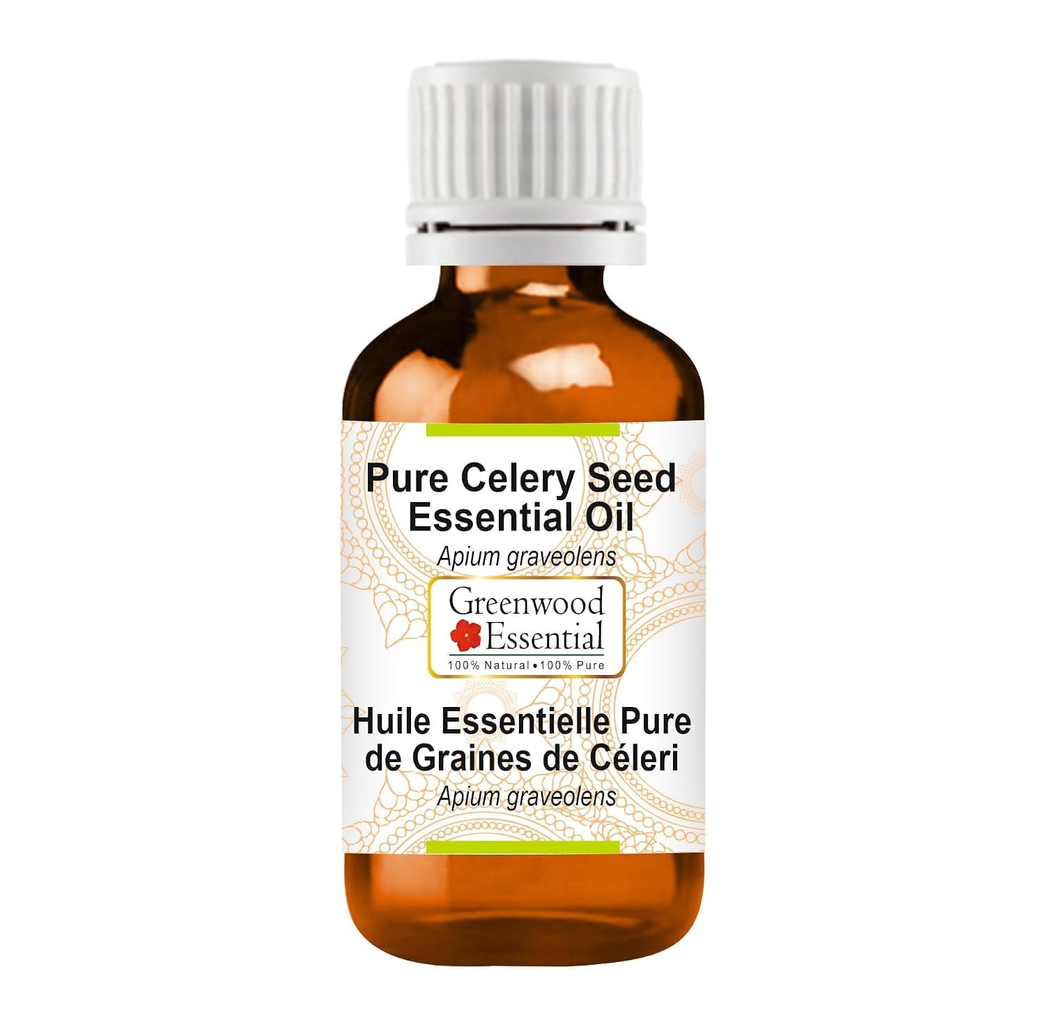 Greenwood Essential Pure Celery Seed Essential Oil (Apium graveolens) Steam Distilled 10ml (0.33 oz)