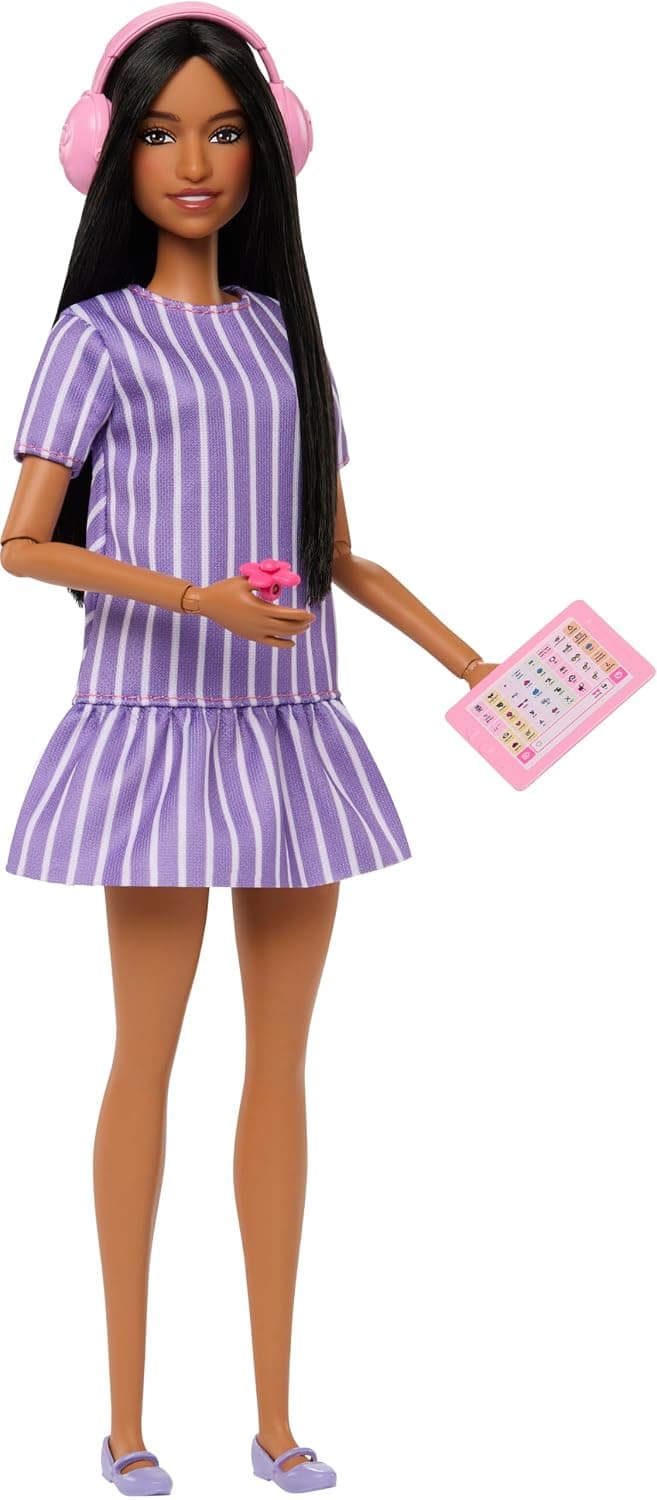 Barbie® Fashionistas® Doll - Purple Stripes (autistic)