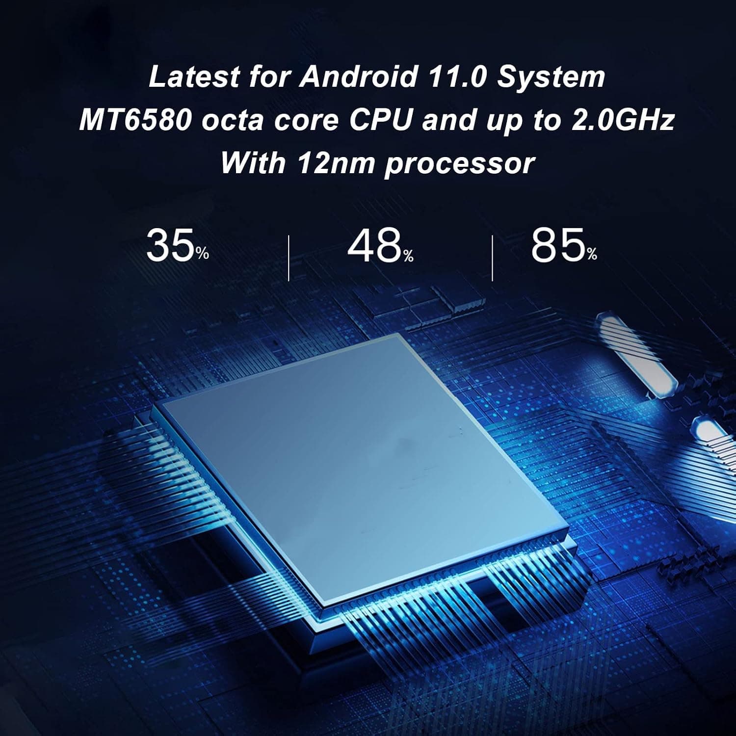 5.72in Unlocked Cell Phone, HD Bang Screen 11 Smartphone with Octa Core CPU, Face Unlocked Mobile Phone with Dual Camera Dual Card, WIFI, BT, FM