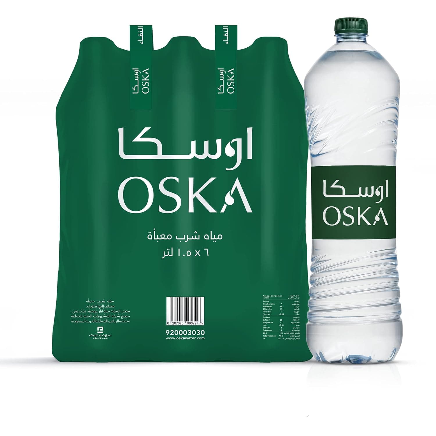 OSKA Water - Shrink 6 x 1.5L