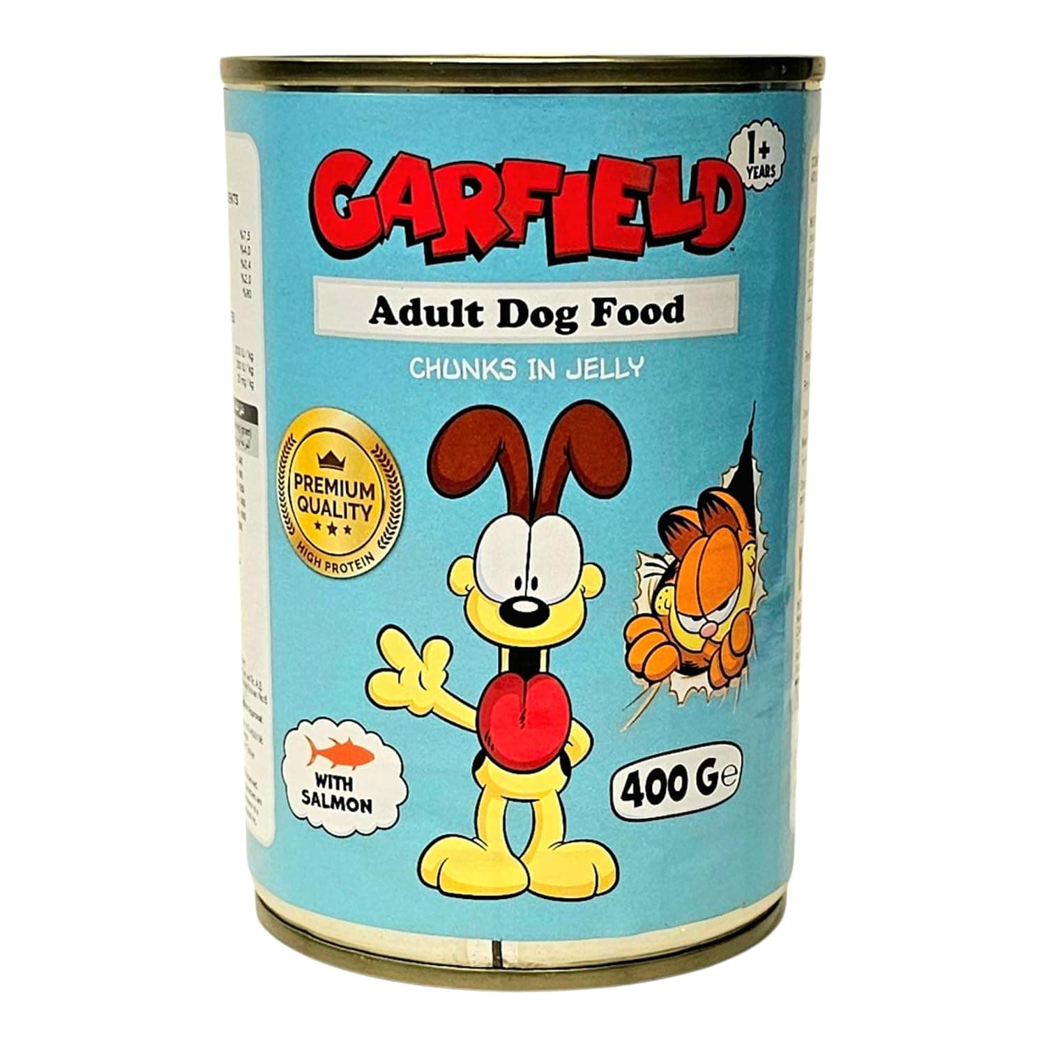 Garfield Wet Food with Salmon for Adult Dogs 400 g