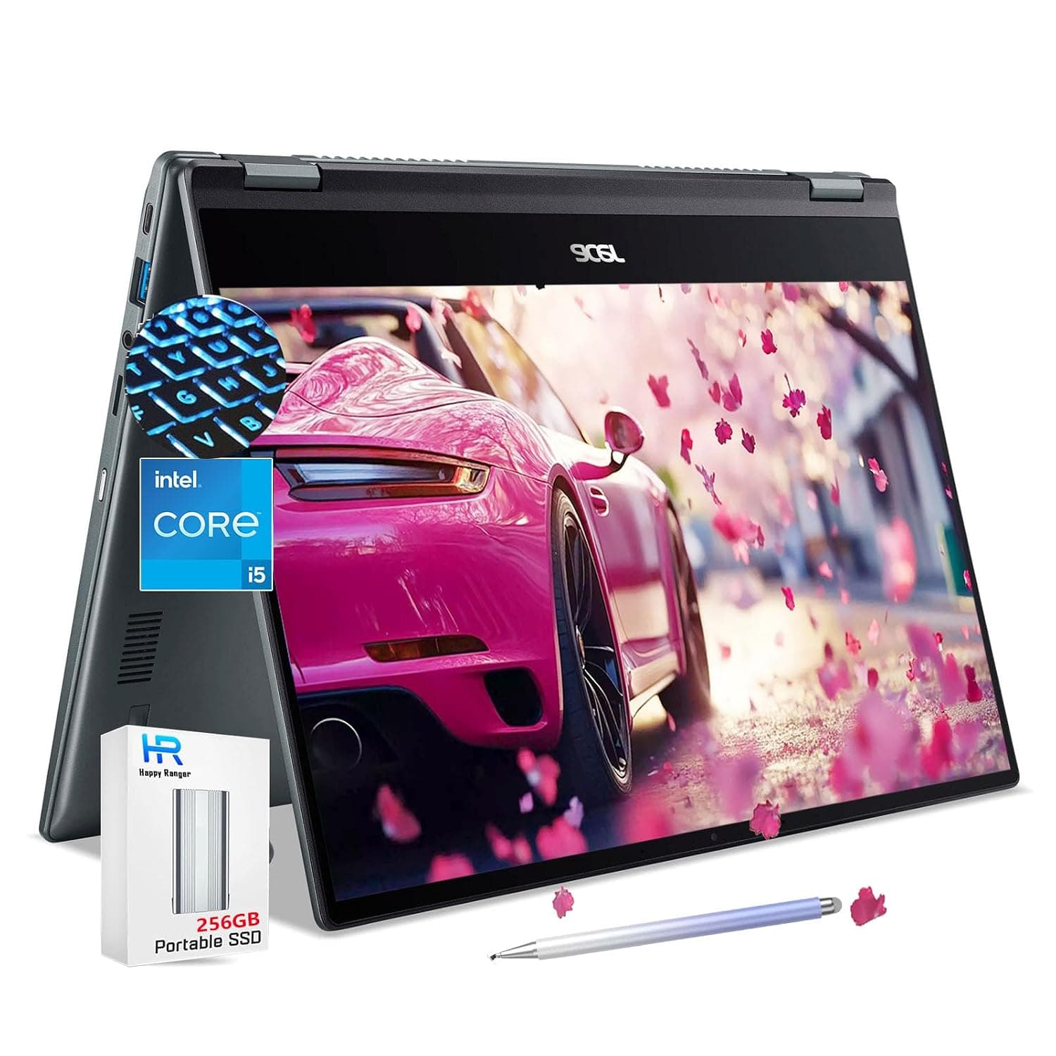 acer Chromebook Spin 514 Touchscreen Laptop 2in1 - Intel Core i5-1334U- 14inch FHD IPS Display -8GB RAM -512GB SSD -Backlit Keyboard- Gaming Chrome Tablet- Students School Kids- 256GB Card