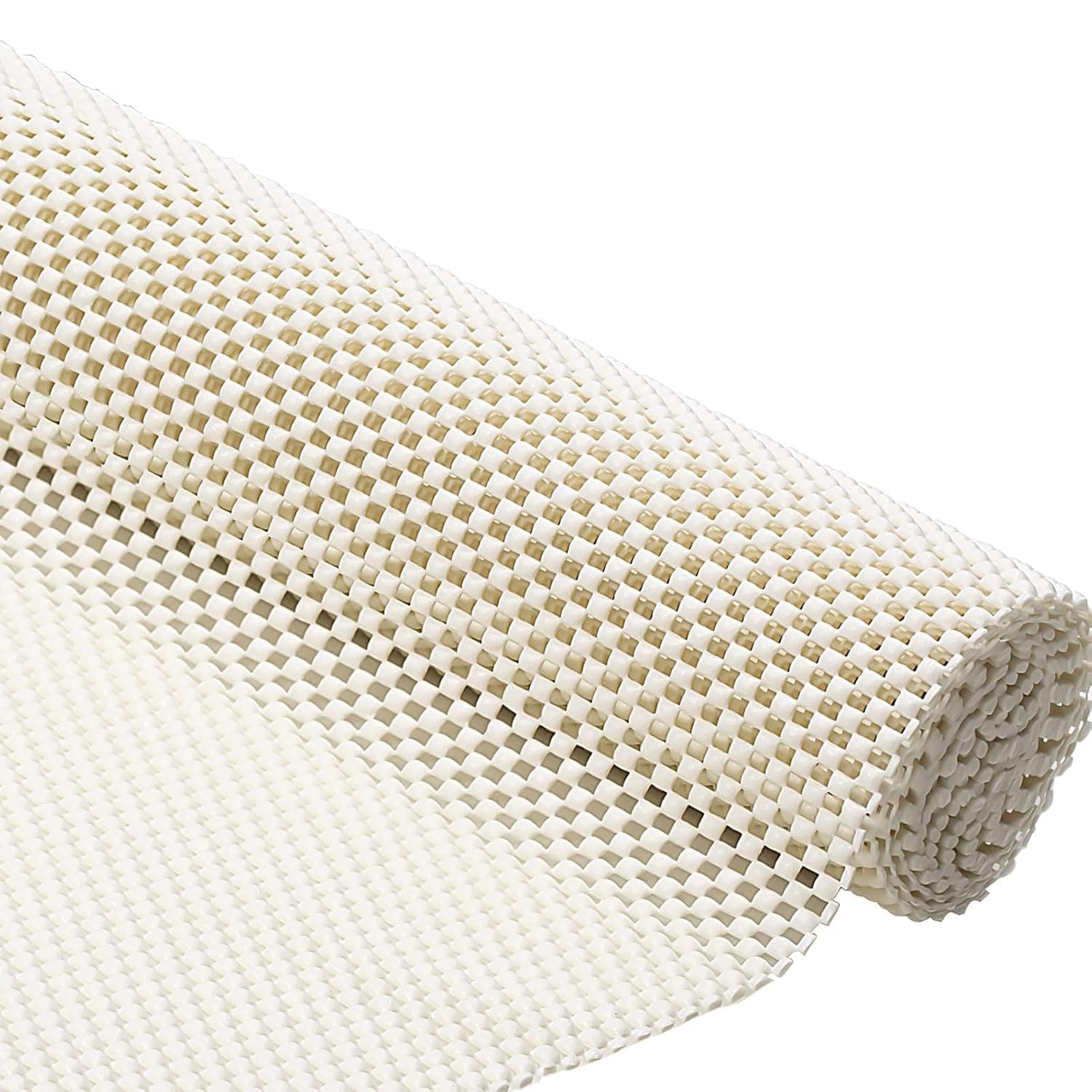 بطانة أرفف للمطبخ، 30 سم × 2 متر، بطانة غير لاصقة للأرفف والخزانة، بطانات أرفف قوية الإمساك لخزائن المطبخ، بطانة أدراج خزانة متينة من بلاستيك PVC للثلاجة والخزانة والمكتب من أبوتو (أبيض)