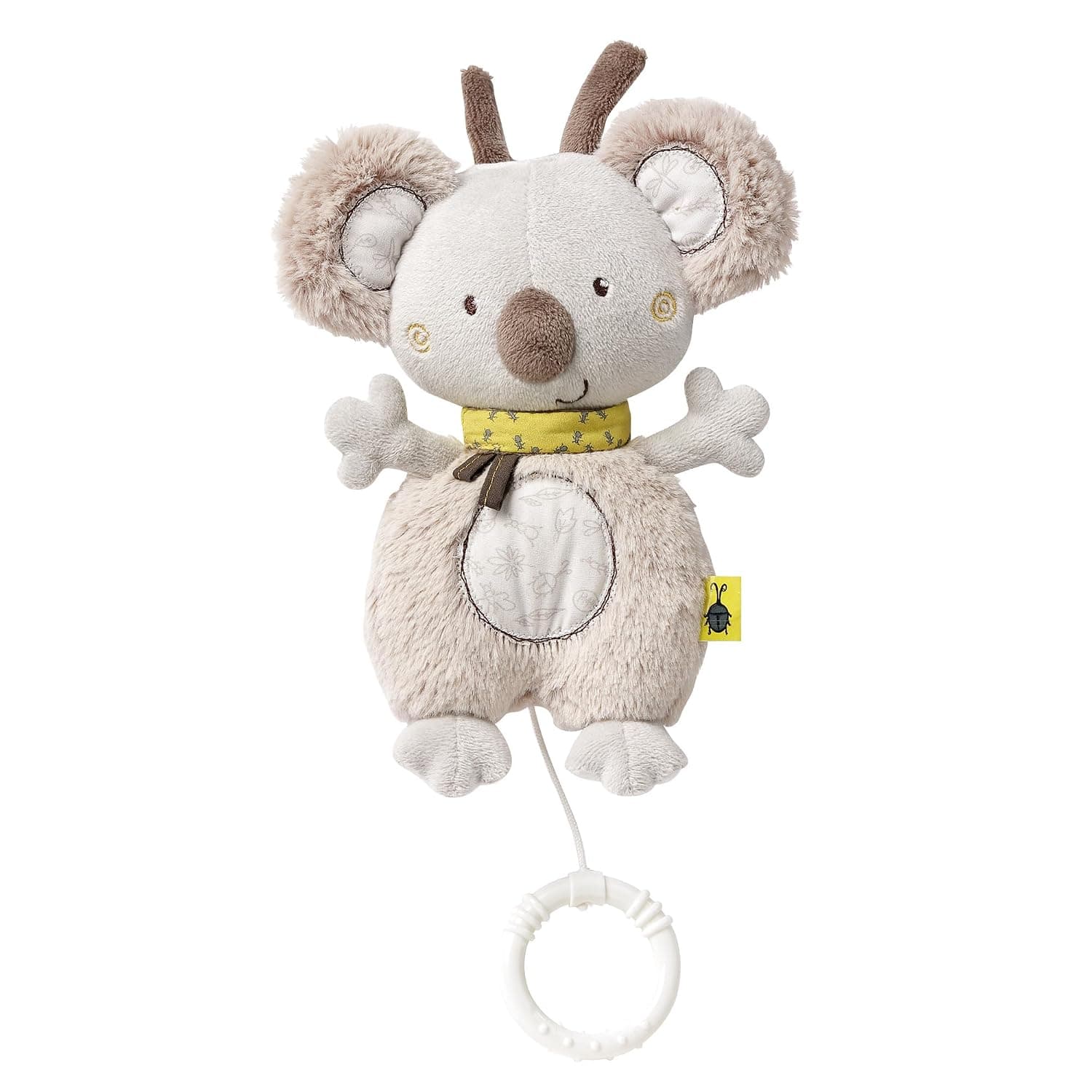 Fehn 064018 Koala Music Box/Cuddly Toy with Integrated Play Mechanism with the Melody Mozart's Lullaby for Hanging on Prams, Baby Seats or Beds – for Babies and Toddlers from Newborns Upwards