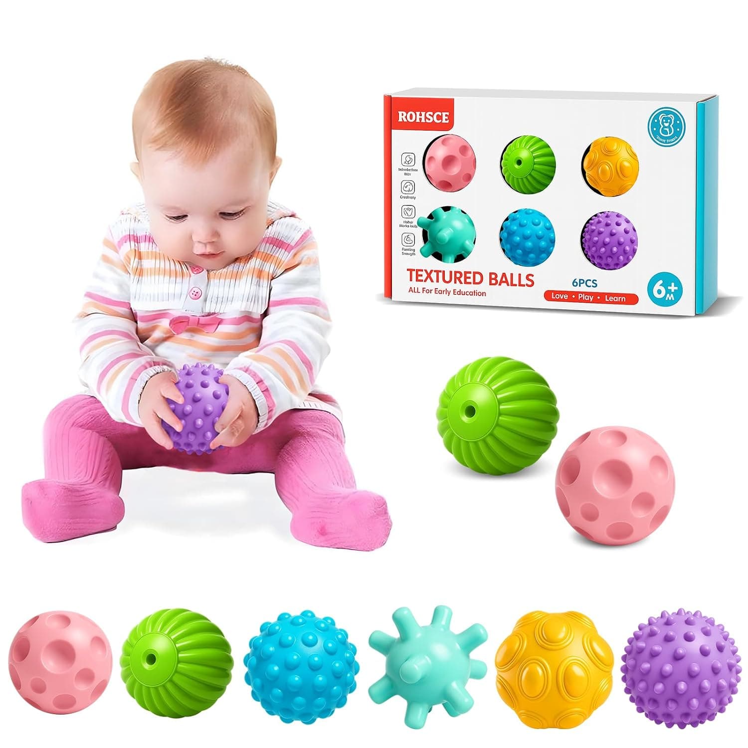 Textured Multi Sensory Ball Set