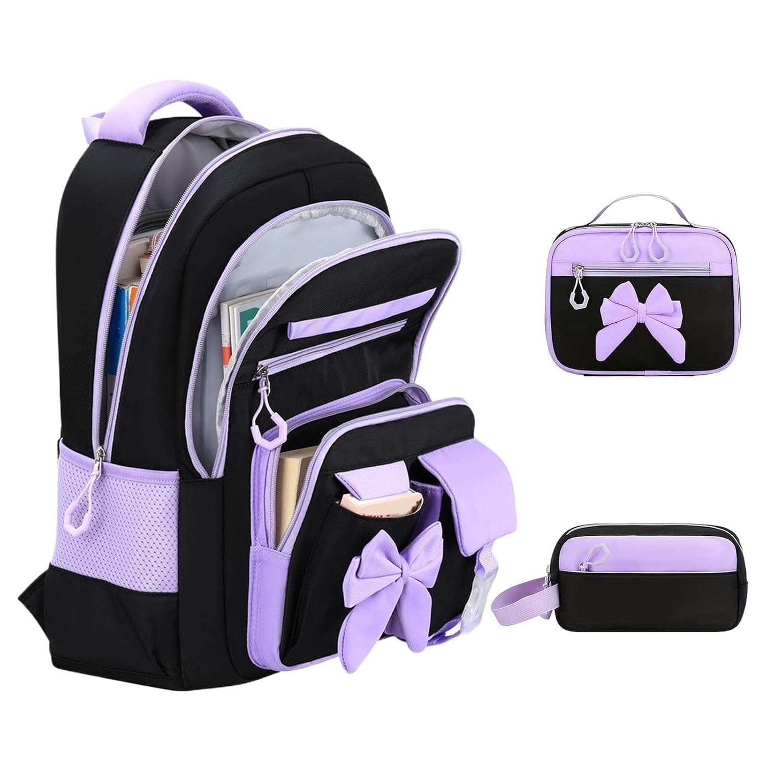 Backpack for Girls Anti Theft Adjustable Shoulder Strap Travel Bookbag