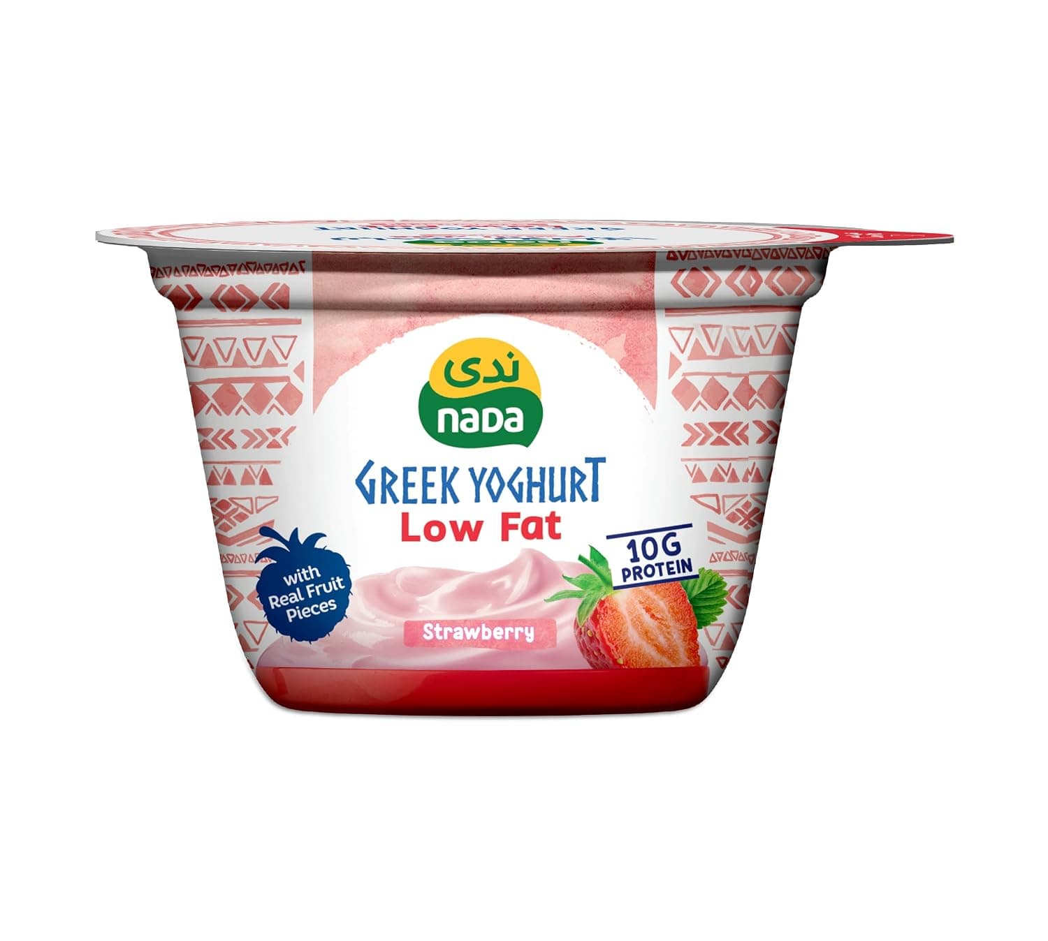 Nada Greek Yoghurt Strawberry Low Fat 160g