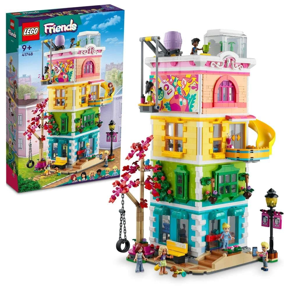 LEGO 41748 Friends Heartlake City Community Centre Modular Building Set, Toy Birthday Gift Idea for Kids, Girls, Boys with Art and Recording Studios, Gaming Room plus Pickle the Dog and More