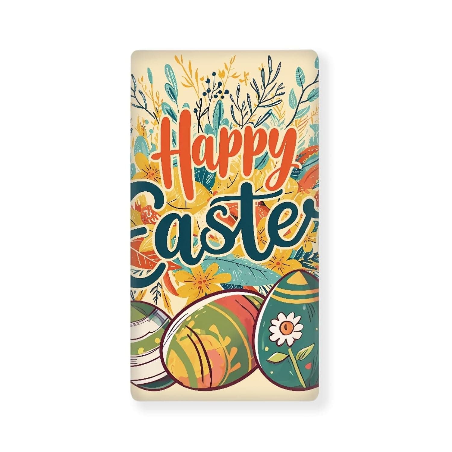 Odot Happy Easter Fitted Sheet 130 x 70 cm for Baby Crib, Children's Fitted Sheets, Soft Microfibre Breathable Mattress Protector for Girls and Boys, Cot (Spring)