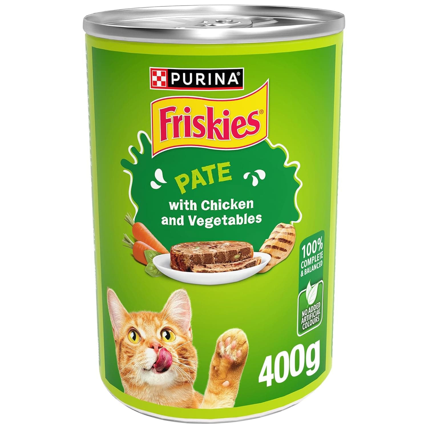 Purina One Friskies Chicken and Vegetables in Chunkpound Wet Cat Food 400g