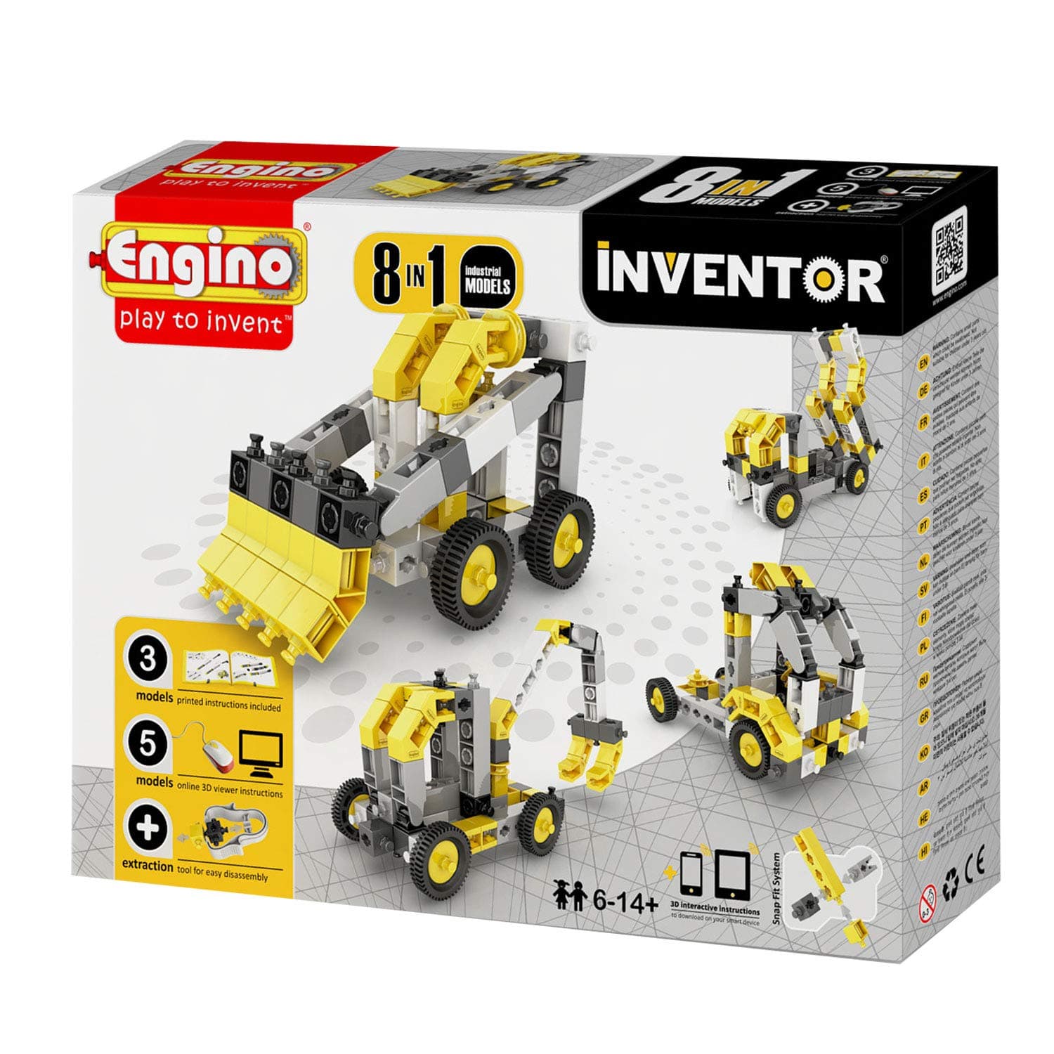 Engino-INVENTOR 0834 - 8 in 1 construction machines