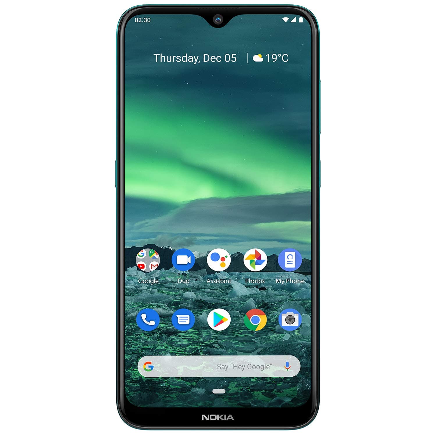 NOKIA 2.3 Android Smartphone Dual SIM, 2GB RAM, 32 GB Memory, 6.2” HD+ screen, Face Unlock - Green