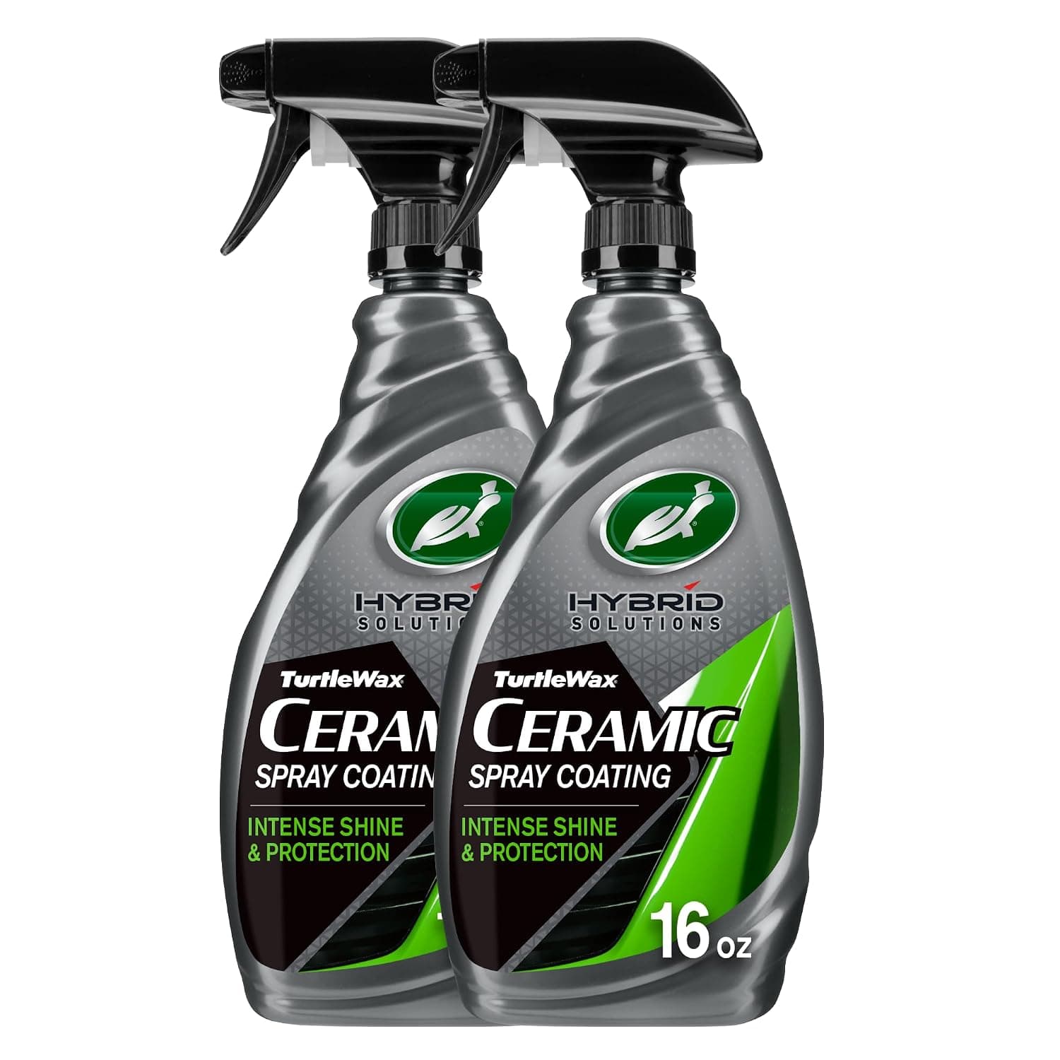 Turtle Wax 53882 Hybrid Solutions Ceramic Spray Coating, Incredible Shine & Protection for Car Paint, Extreme Water Beading, Safe for Cars, Trucks, Motorcycles, RV's & More, 16 oz. (Pack of 2)