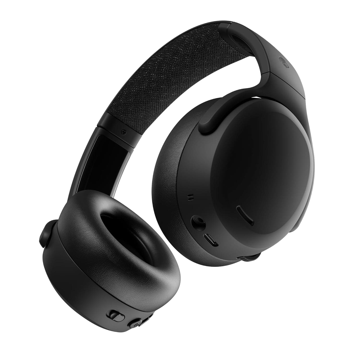 Skullcandy Crusher ANC 2 Bluetooth Noise Cancelling Headphones / 50 Hours Battery/Extra Bass Tech/Use with Android and iPhone/With Microphone/Wireless Headphones Noise Cancelling - Black