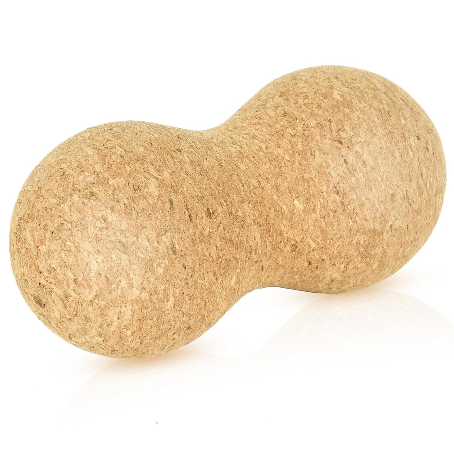 Cork Peanut Massage Ball for Deep Tissue Myofascial Release, Physical Therapy, Muscle Relaxation, and Acupoint Massage, Mobility Roller for Pain Relief, 1 Piece, Durable and Ergonomic Therapy Ball