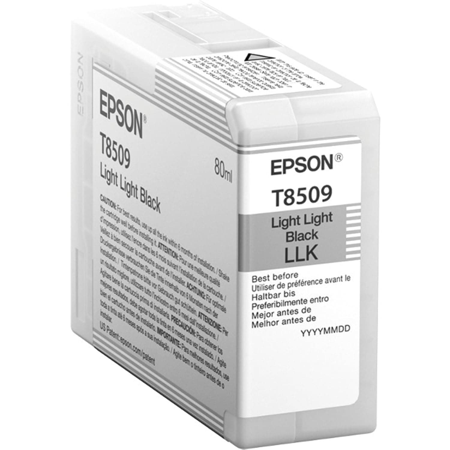 Epson T850900 Chrome HD Light Ink Cartridge (Black,80 ml)