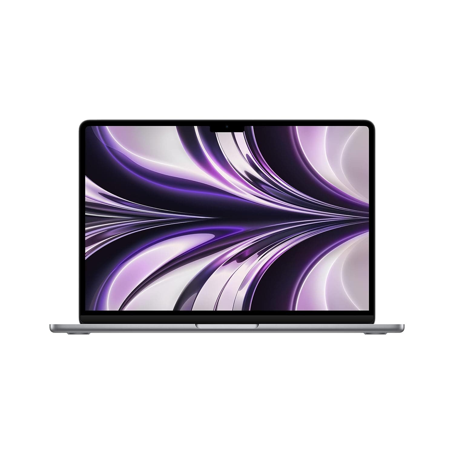 Apple 2022 MacBook Air laptop with M2 chip: 13.6-inch Liquid Retina display, 8GB RAM, 256GB SSD storage, 1080p FaceTime HD camera. Works with iPhone and iPad; Space Grey; English (Renewed)