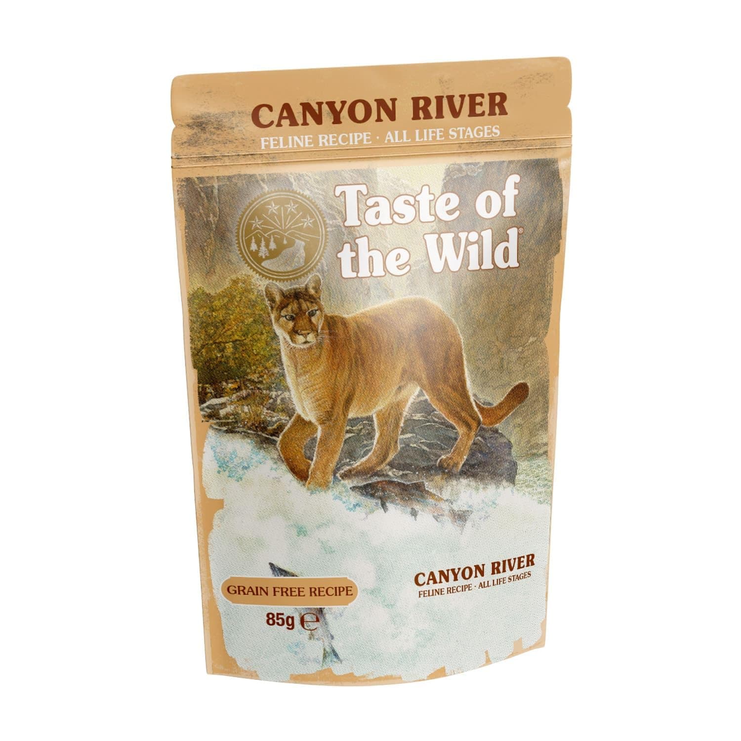Taste of the Wild Canyon River Cat Pouch Chunks in Gravy,Wet Food For Cats 85g