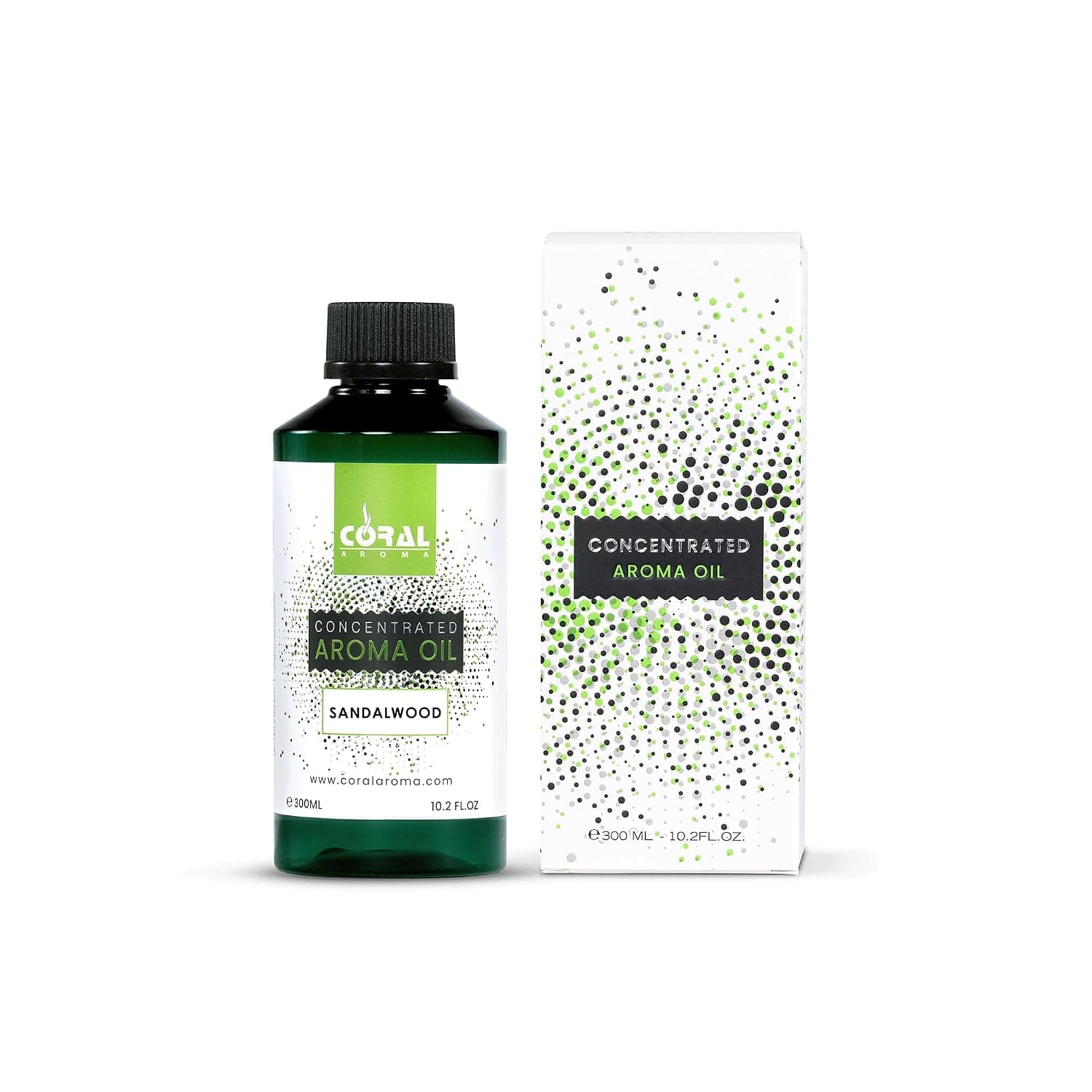 Sandalwood Aroma Oil for Diffusers 300 ml, Long Lasting Woody Scent for Home and Offices