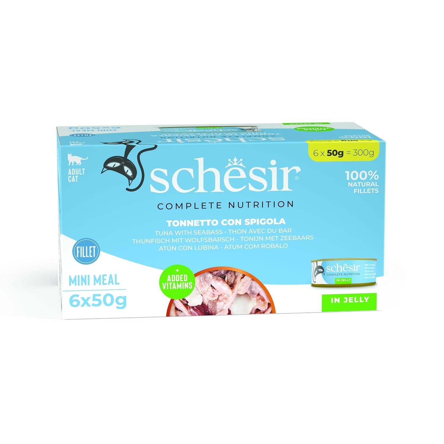 Schesir Cat Multipack Tuna with Bass 6x50g