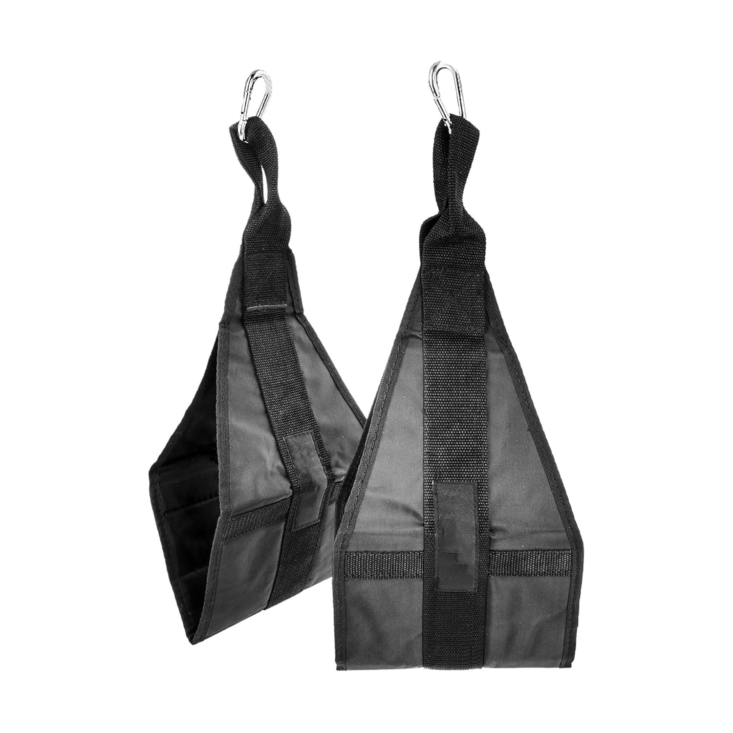 Fitness Pro AB Straps for Pull Up Bar (Bar Not Included) | Padded Arm Slings with Steel D-Rings | Ab & Core Workout Equipment for Home & Gym