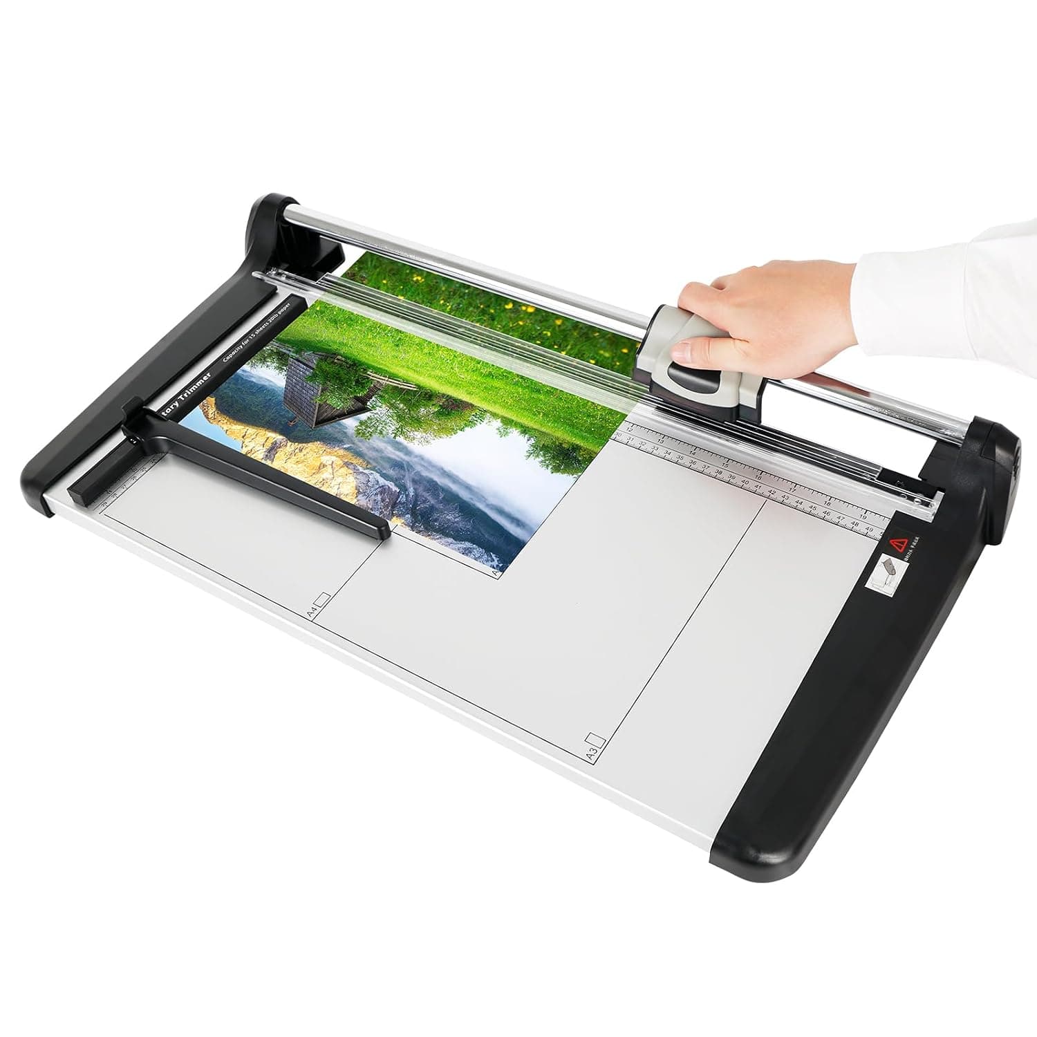 A3 Industrial Paper Cutter, Heavy Duty Paper Trimmer for Photo, Craft Paper