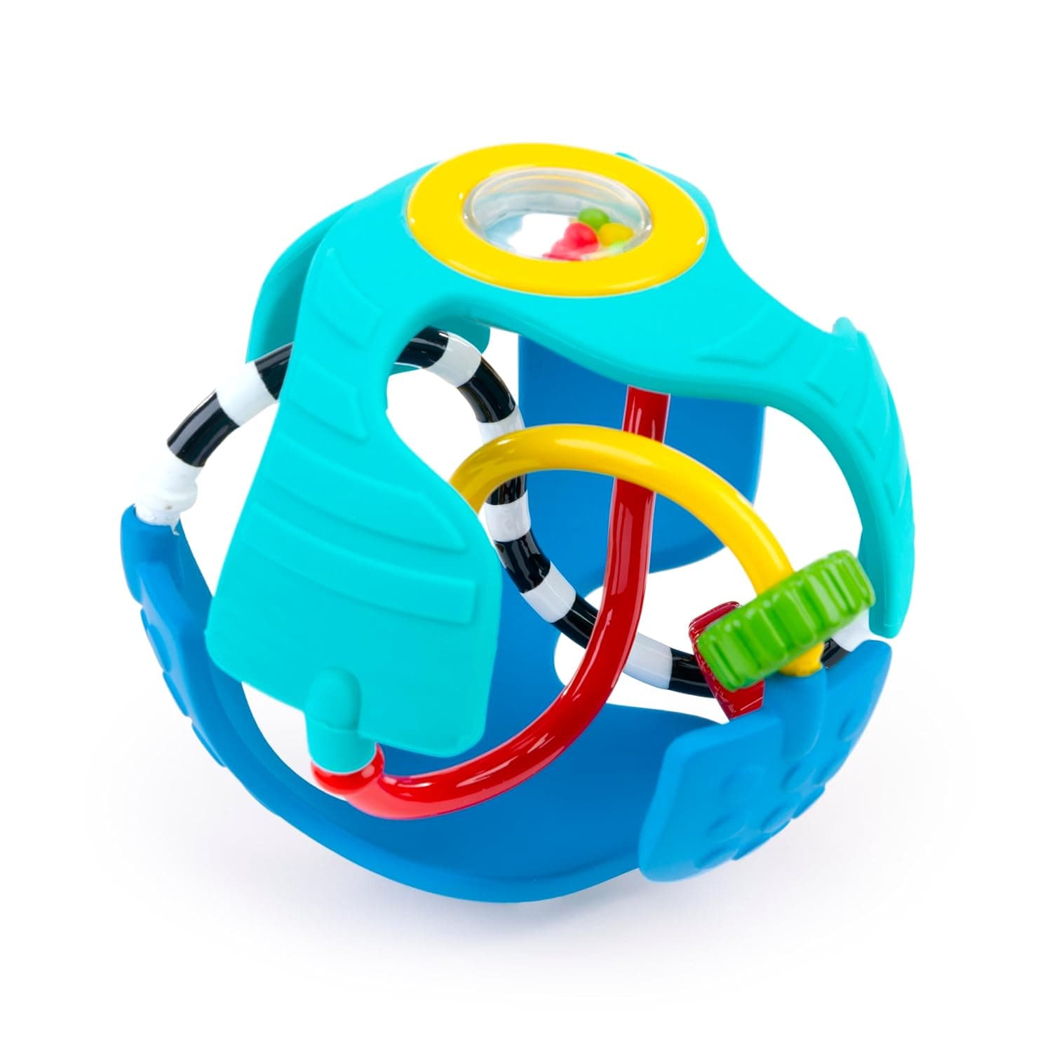 Baby Einstein Rattle & Sensory Ball with Bead Sliders, for Children from 3 Months and Above