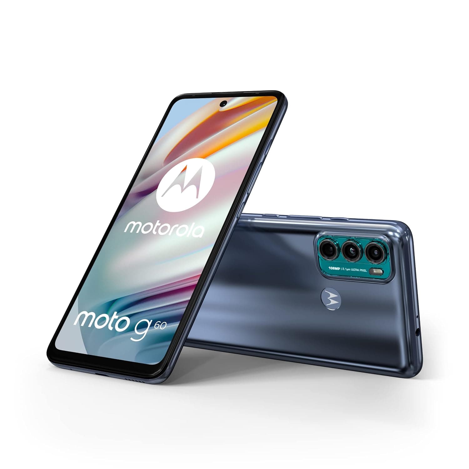 motorola Moto G60 Dual-SIM 128GB ROM and 6GB RAM GSM Only, No CDMA Factory Unlocked 4G/Lte Smart Phone International Version (Dynamic Gray)
