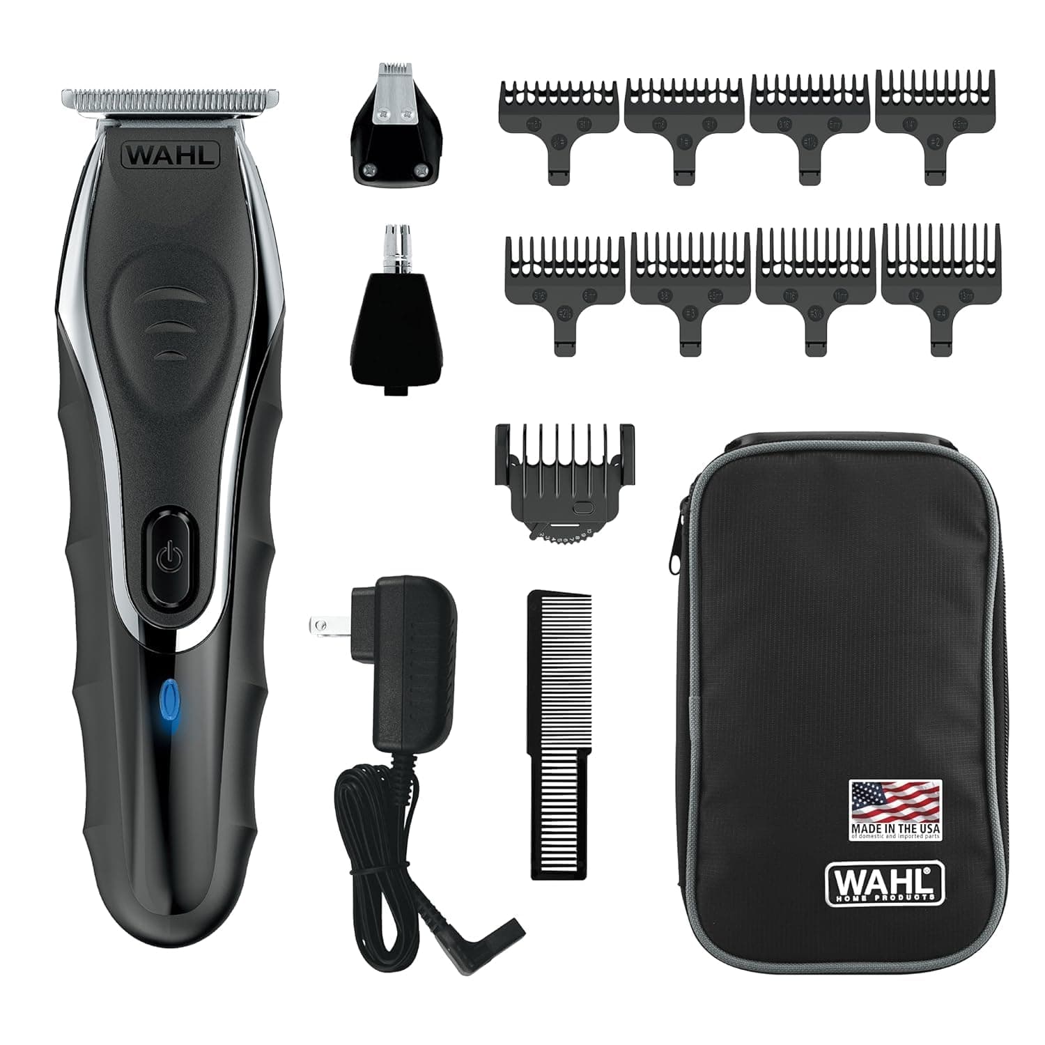 WAHL Aqua Groom 10 in 1 Multigroomer | Hair Trimmers for Men | Men’s Beard Trimmer | Stubble Trimmer | Body Trimmer | Fully Washable | Male Grooming Set | Home Hair Cutting (9899-027)