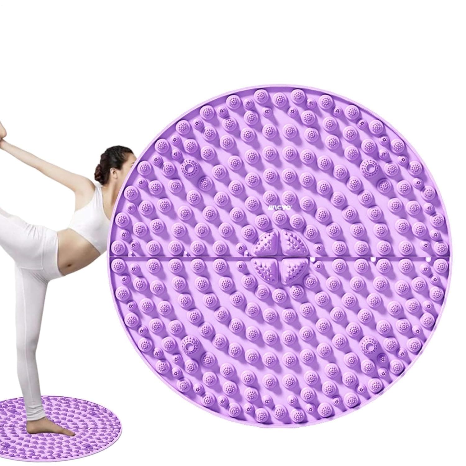 Mat for Feet Relaxation 2X High Elasticity Ergonomic Massage | Semicircle Pressure Point Board Foot Massage Pad for Home