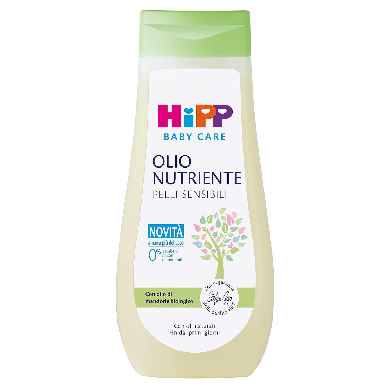 HiPP Baby Care Oil for Children, Deep Nourishes and Protects Skin for Dry and Sensitive Skin with 100% Natural Oils, 1 x 200 ml Bottle