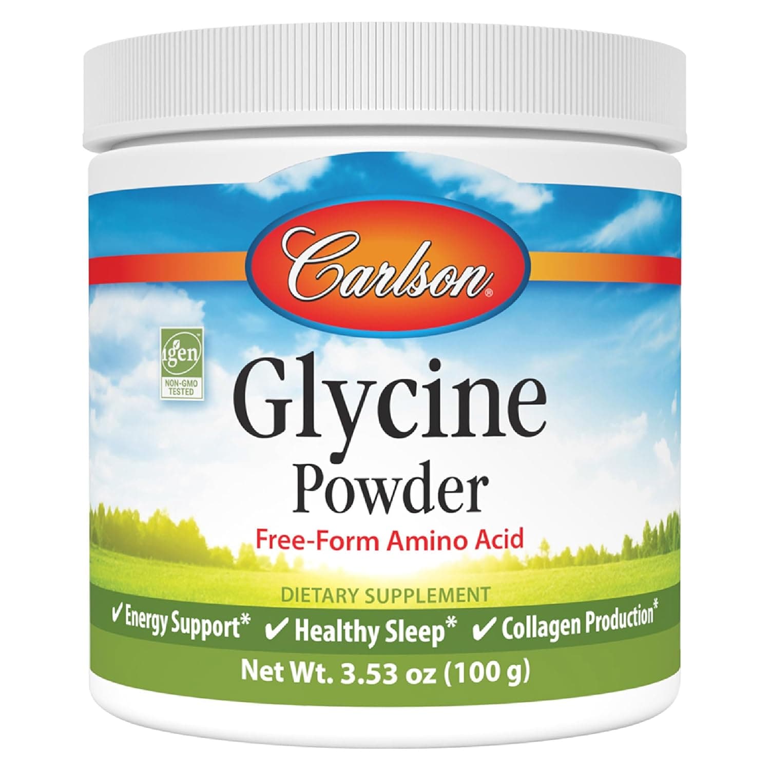 Carlson Labs Glycine Powder, 100g by Carlson Laboratories