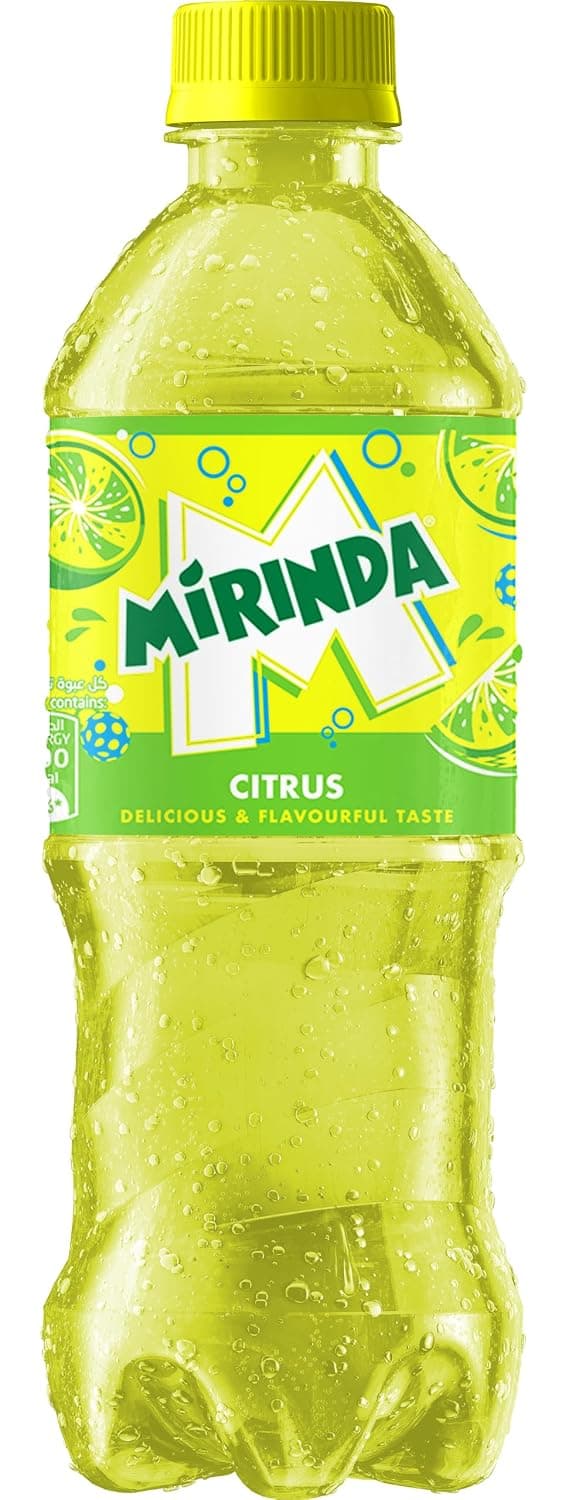 Mirinda Citrus Flavor Soft Drink, Can, 395 ml