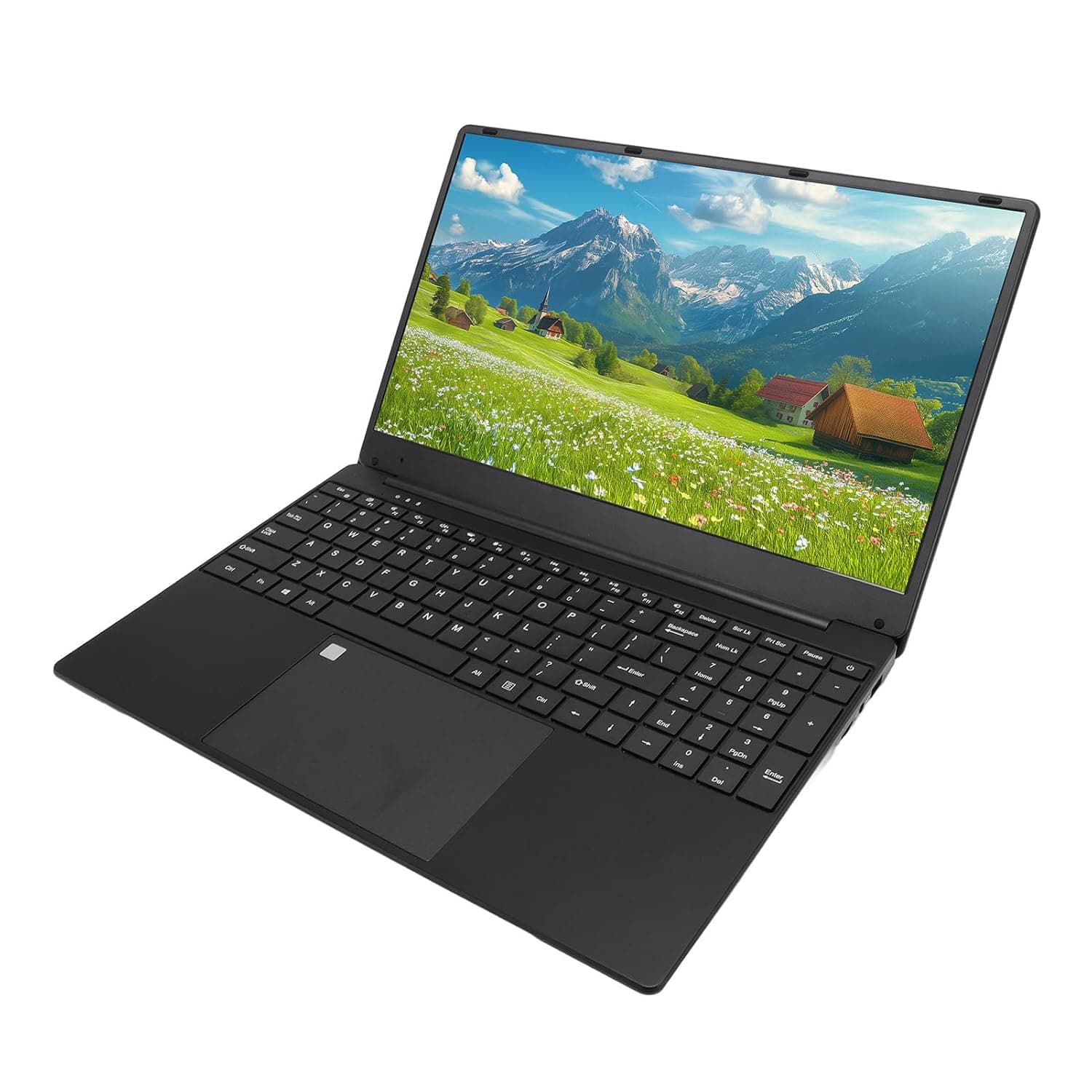 Generic Laptop, 15.6 Inch Laptop IPS Display for Entertainment (Black)