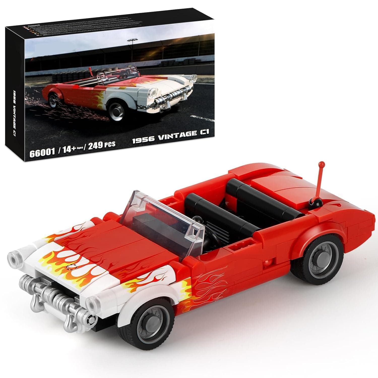 Speed Champions Building Set – 249 Pieces, Classic Sports Car Model, Racing Car Building Kit for Boys 12-16, Fun DIY Toy for Kids and Adults, Ideal Collectible for Car Lovers and Enthusiasts