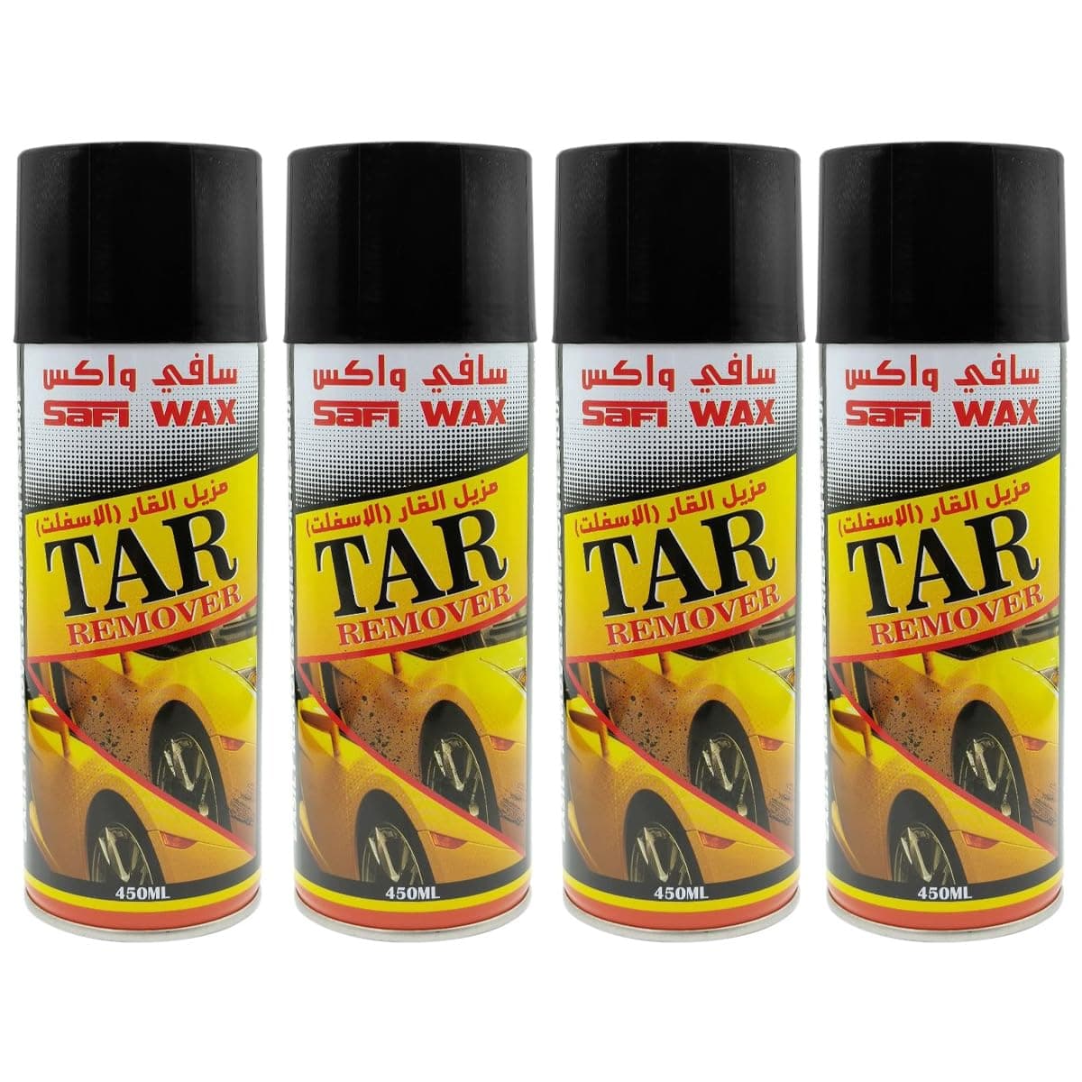 بخاخ مزيل القطران التيميت من سافي واكس، محلول تنظيف سريع لطلاء السيارة والعناية بالسطح، حل سريع المفعول لتنظيف اسطح السيارة بشكل امن - 450 مل (4)
