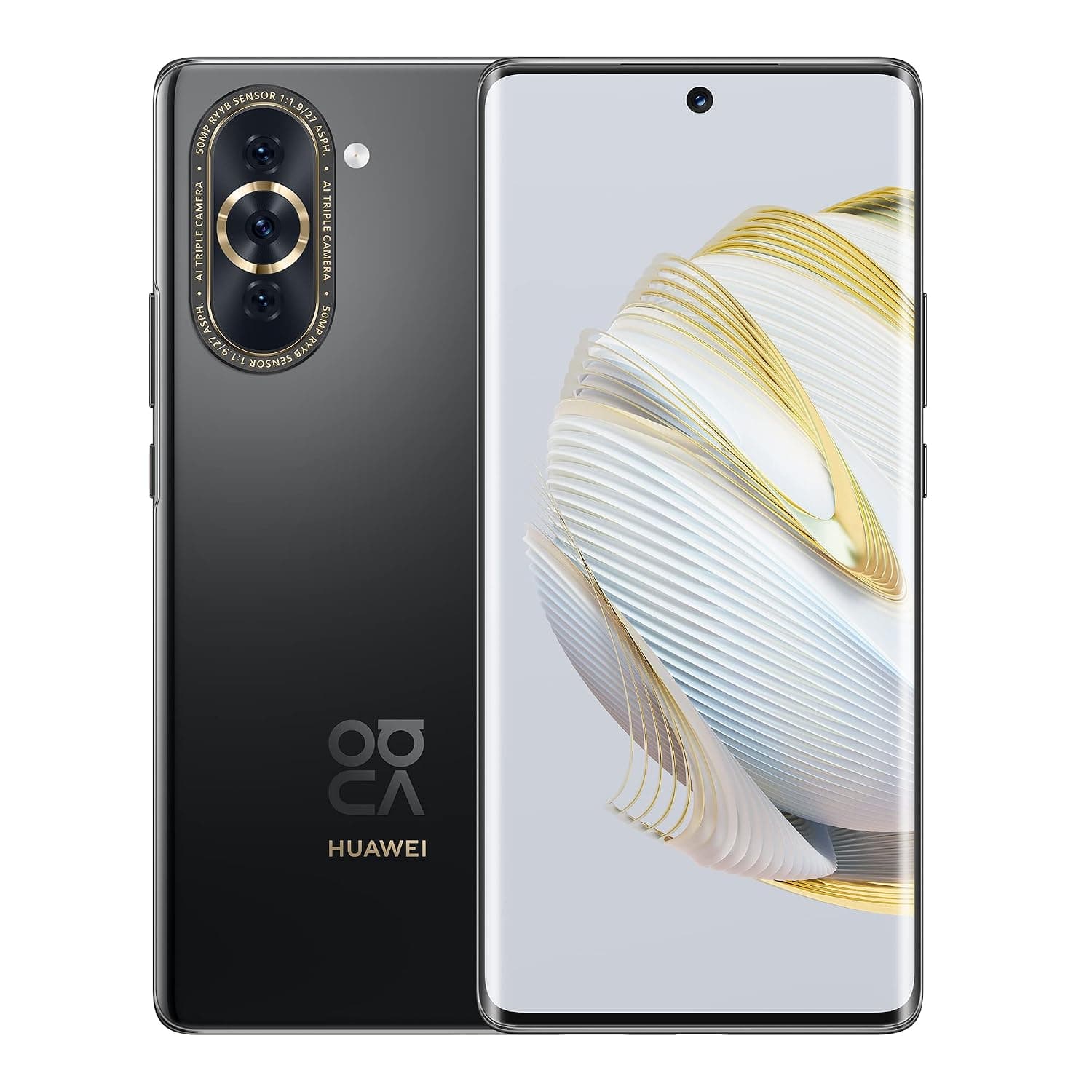 Huawei Nova 10 Pro Dual SIM 256GB ROM + 8GB Factory Unlocked 4G/LTE Smartphone (Starry Black) - International Version