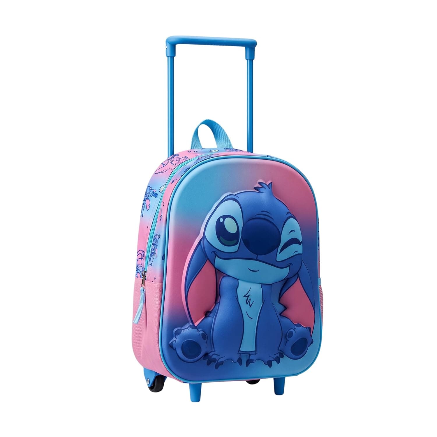 Disney Stitch Backpack with Wheels, School Backpack, Back to School Trolley Backpack, Travel Backpack, Gift for Girls