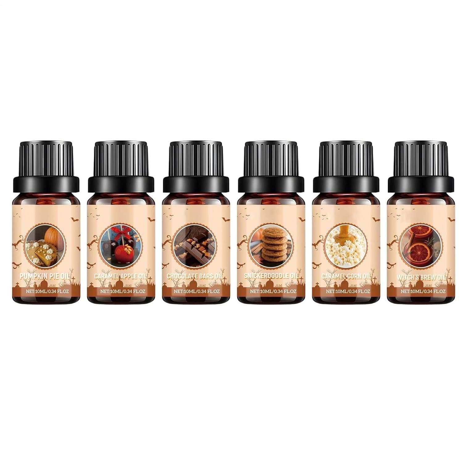 Fragrance Oil for Diffuser Natural Portable Small Long-lasting | Halloween Aromatherapy Diffuser Oil for Women Adults Home Indoor Bedroom