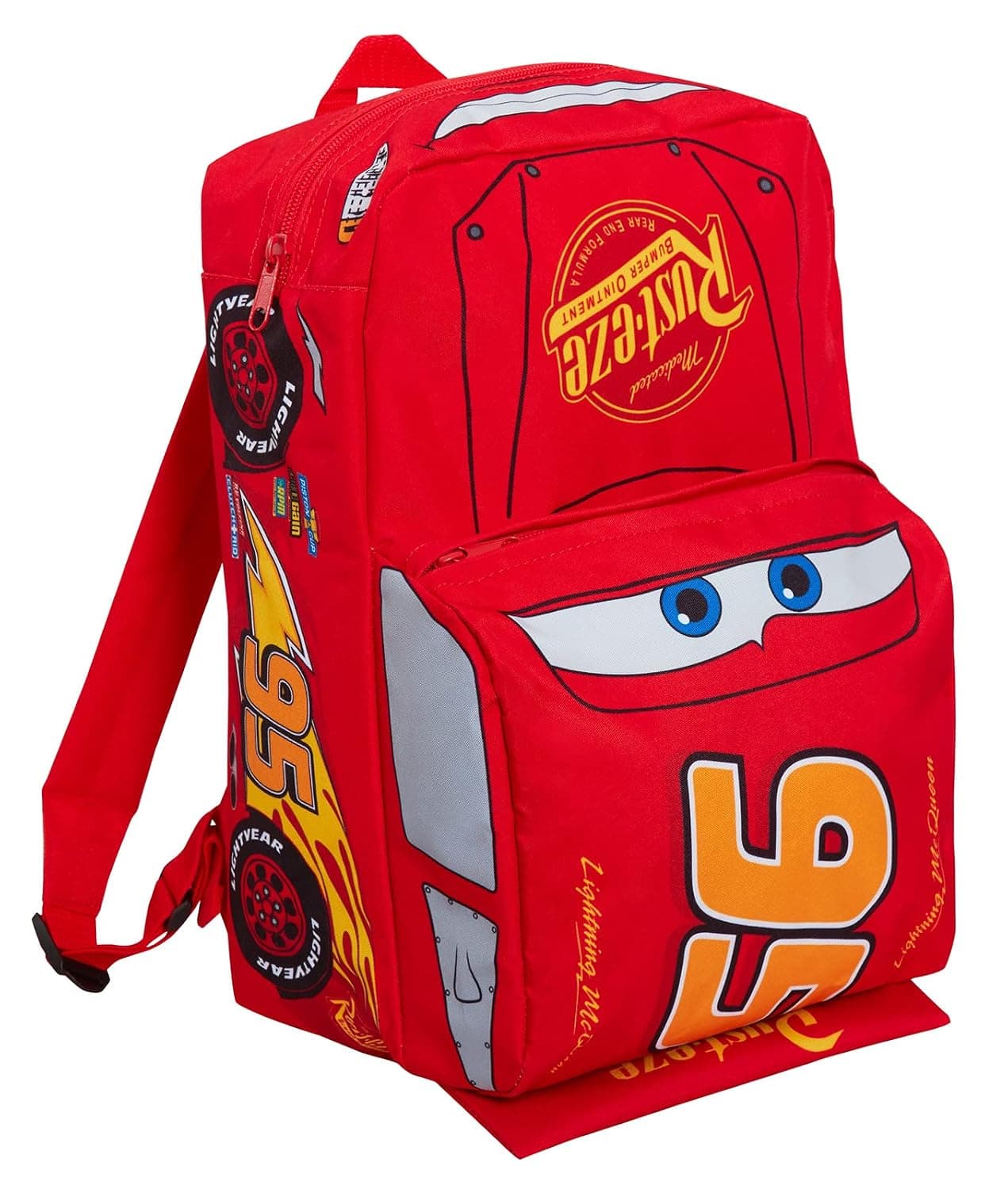 Disney Cars 3D Backpack Kids Lightning McQueen School Nursery Lunch Bag Rucksack