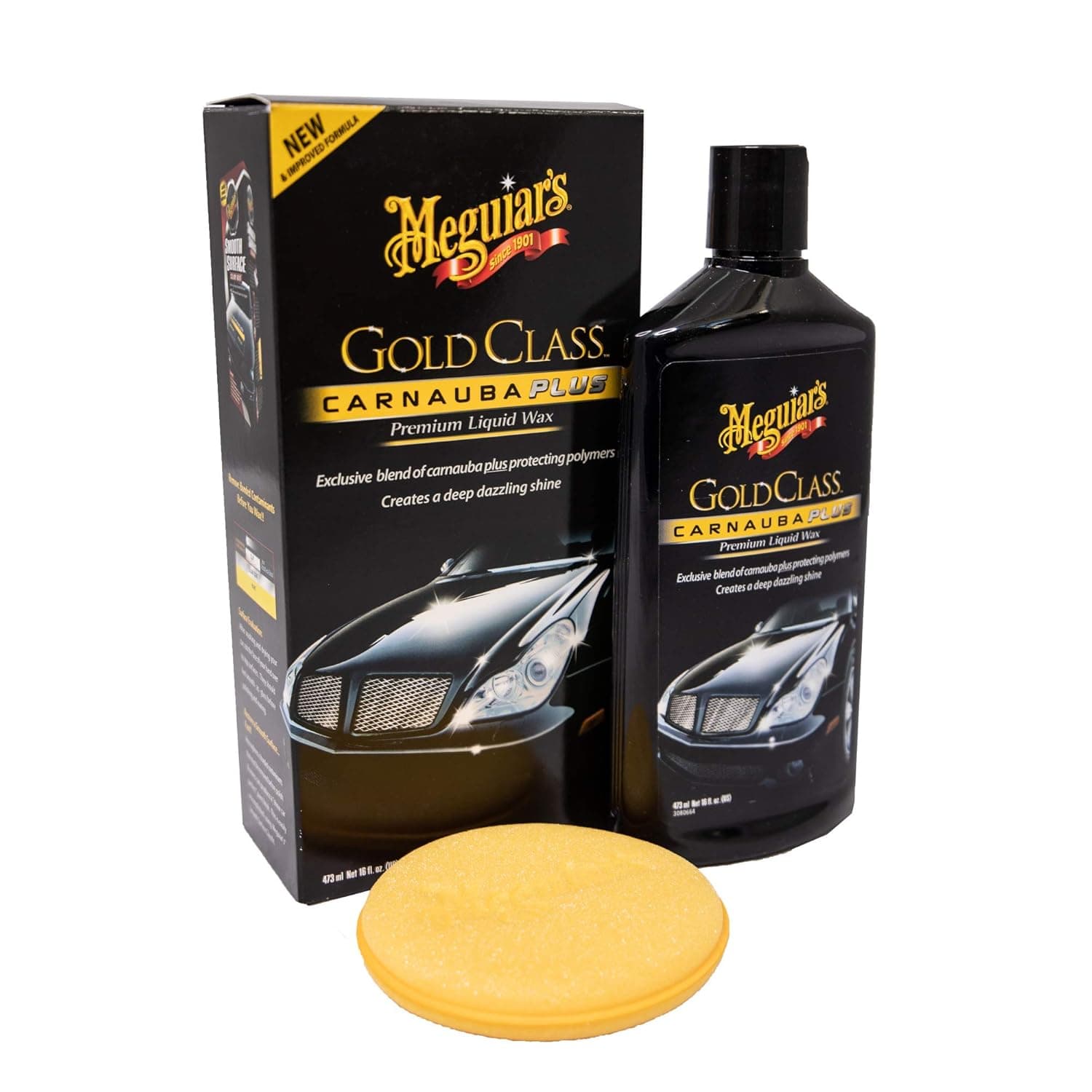 Meguiar's G7016EU Gold Class Carnauba Plus Premium Liquid Car Wax 473ml