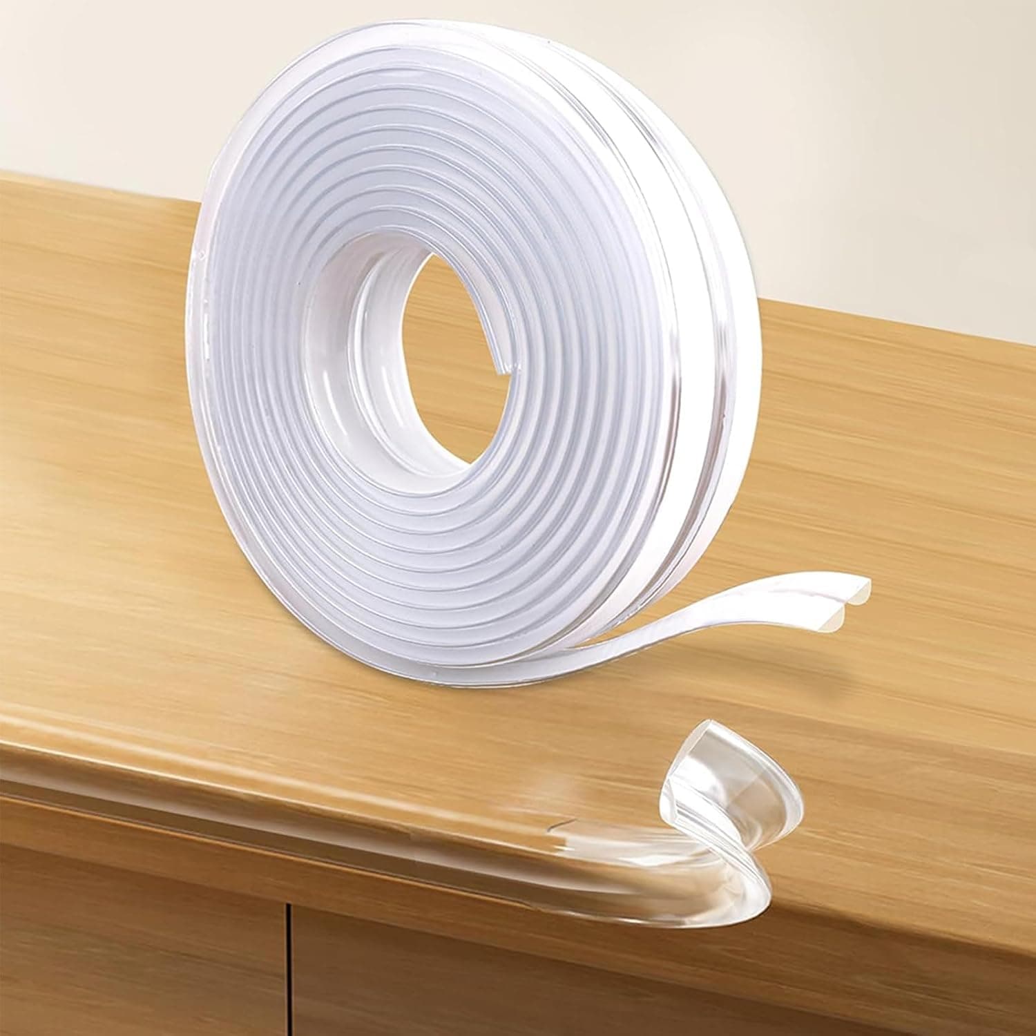Corner Guard，LinJie Safety Edge Corner Protector Set，Corner Protector， Soft Silicone Bumper Strip，Clear Baby Proofing Guards,For Sharp Corners 、Tables And Drawers Silicone Soft Corner Protectors(3m)