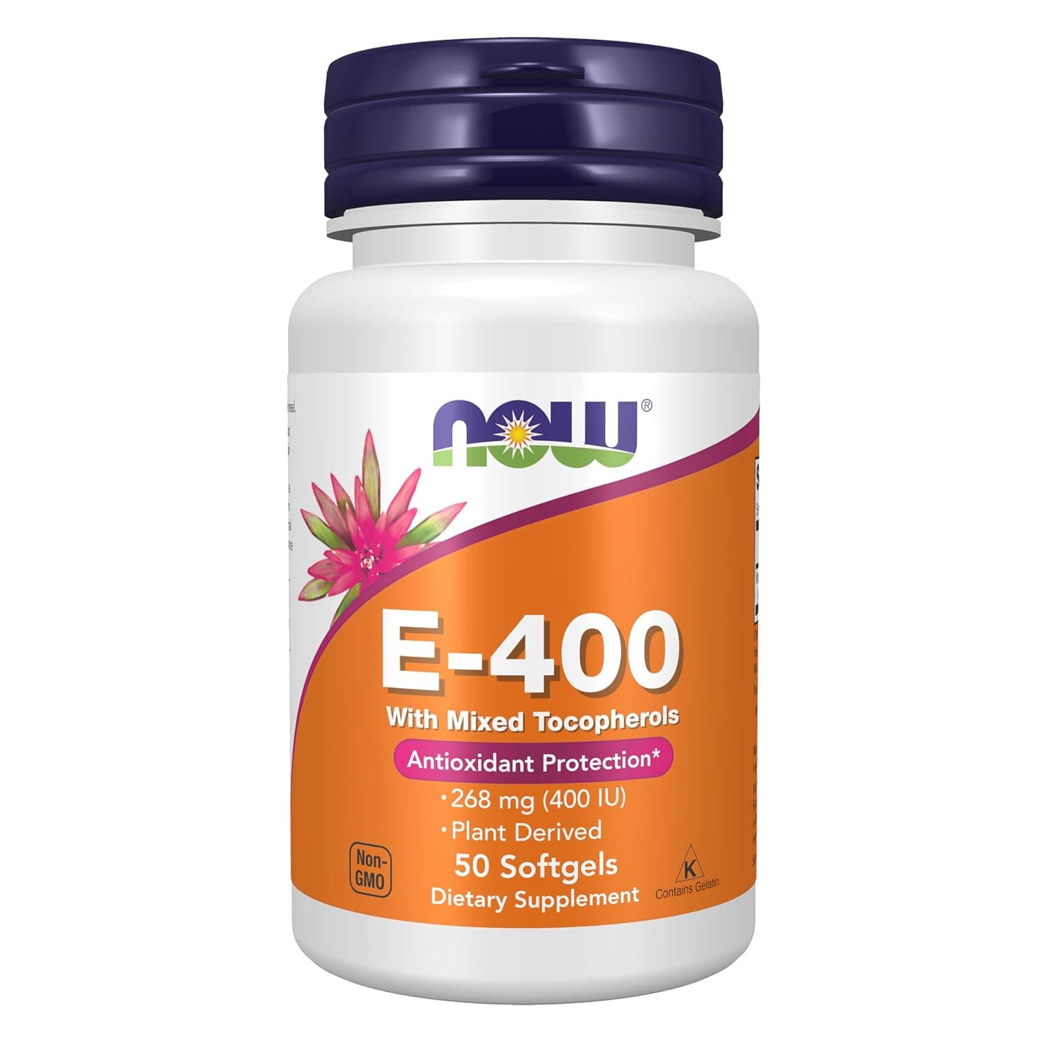 NOW E-400 Mixed Tocopherols,50 Softgels