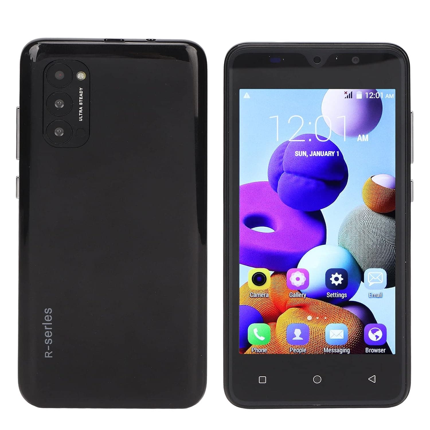 3G Unlocked Smartphone, Unlocked Cell Phone for Android 10, 5 Inch FHD HD Screen Mobile Phone with 3000mAh Battery, Face Recognition, RAM 2GB ROM 16GB