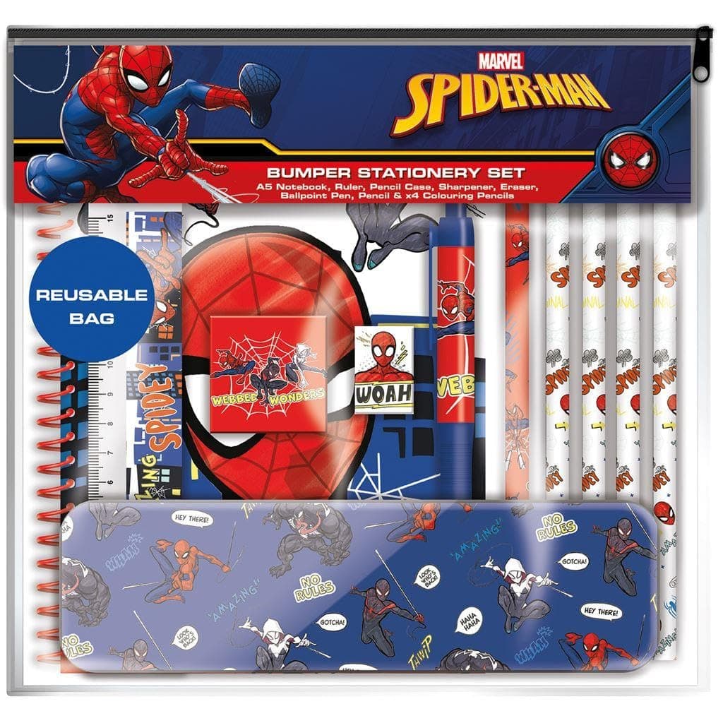 Pyramid Spiderman Bumper Stationery Set