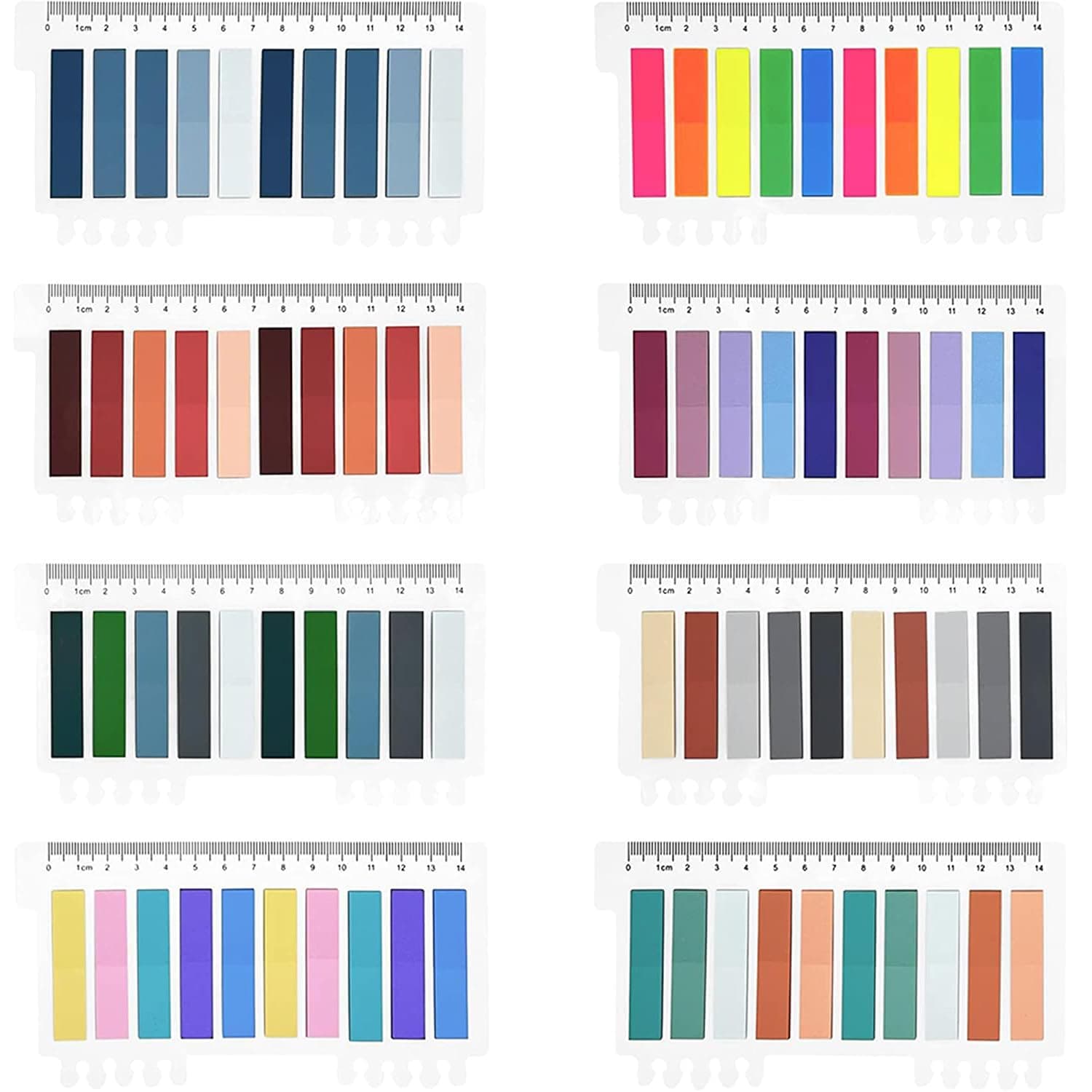1600 Piece Colored Sticky Page Labels,40 Colors Writable Sticky Tabs, Repositionable Color Page MarkersIndex Adhesives, for Books, Post Stick It Tabs, School Supplies,Notes and Classified Documents