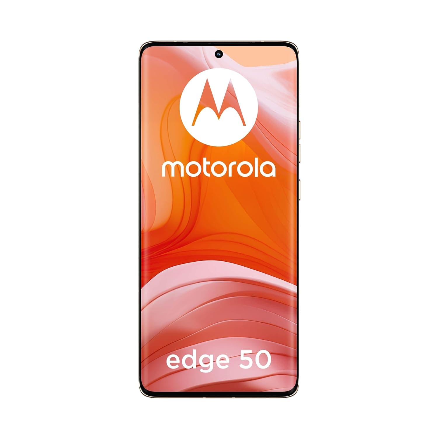 Motorola Edge 50 Dual-SIM 512GB ROM + 12GB RAM (GSM Only | No CDMA) Factory Unlocked 5G Smartphone (Peach Fuzz) - International Version