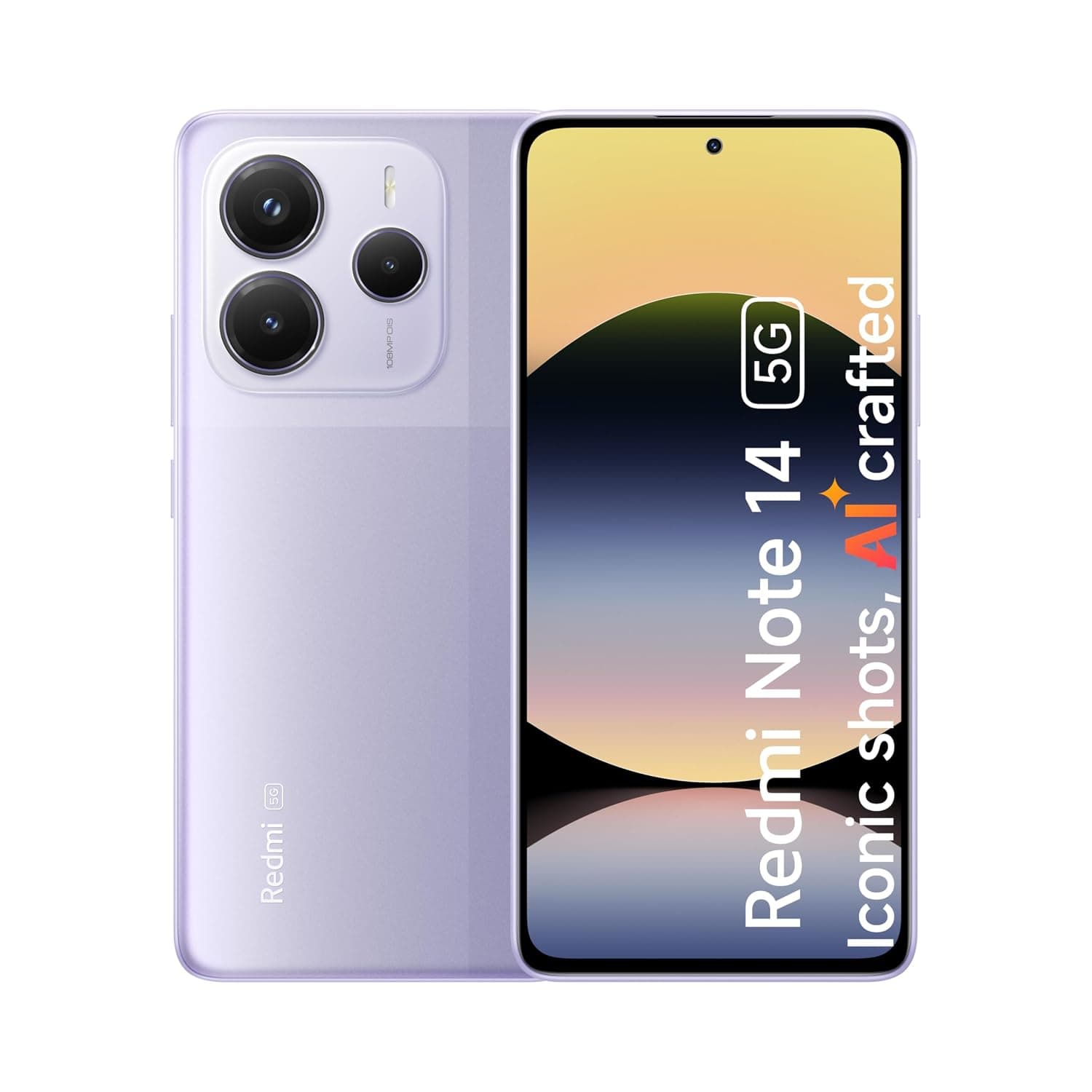 Redmi Note 14 5G Lavender Purple 8GB RAM 256GB - Global Version