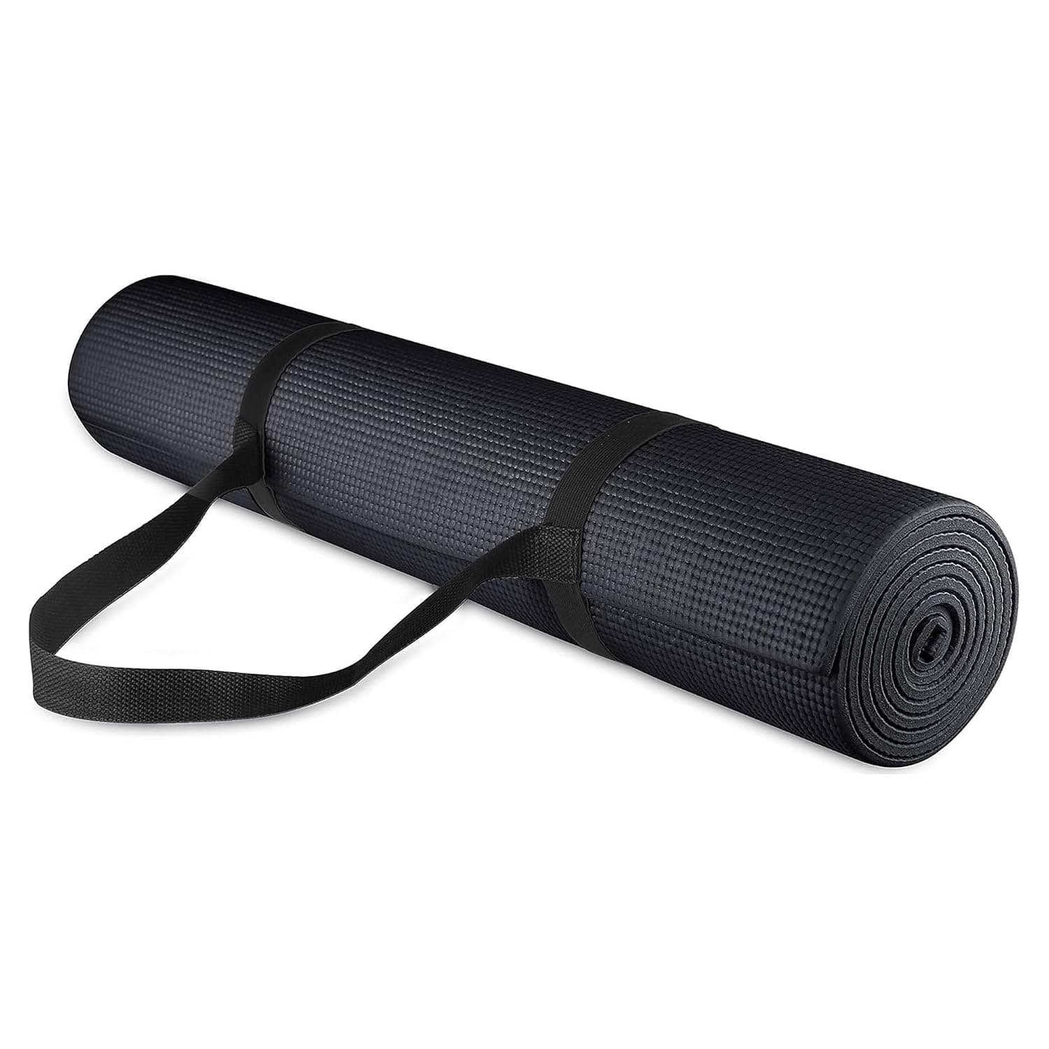 BalanceFrom GoYoga All Purpose High Density Non-Slip Exercise Yoga Mat with Carrying Strap